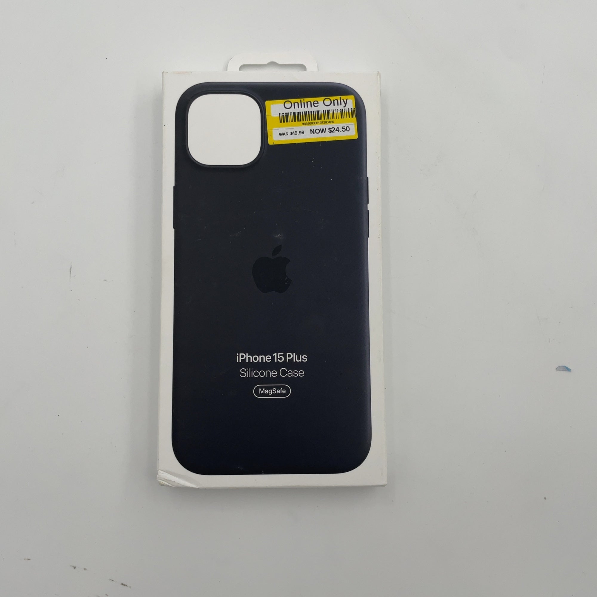 Apple Iphone 15 Plus Silicone Case With Magsafe - Black
