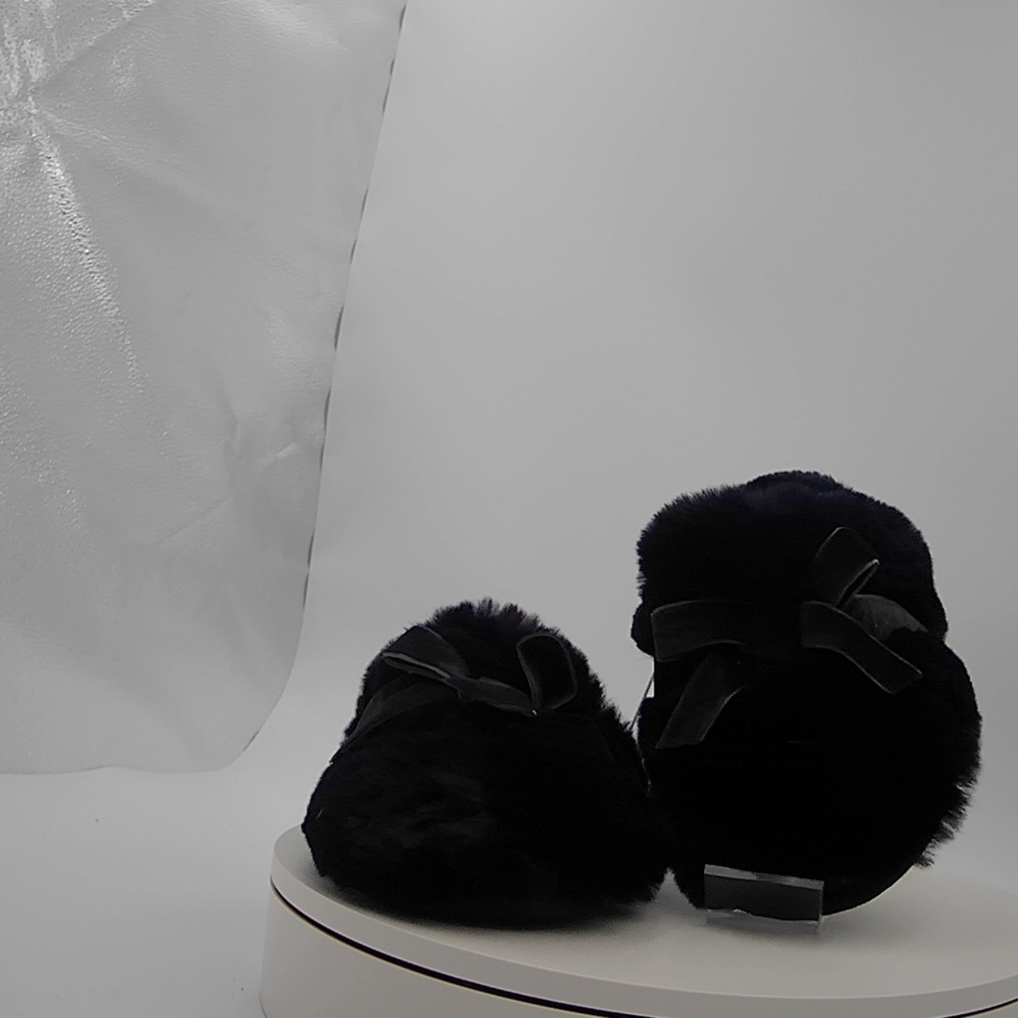 Women's Arbor Plush Scuff Slippers - Auden Blue M