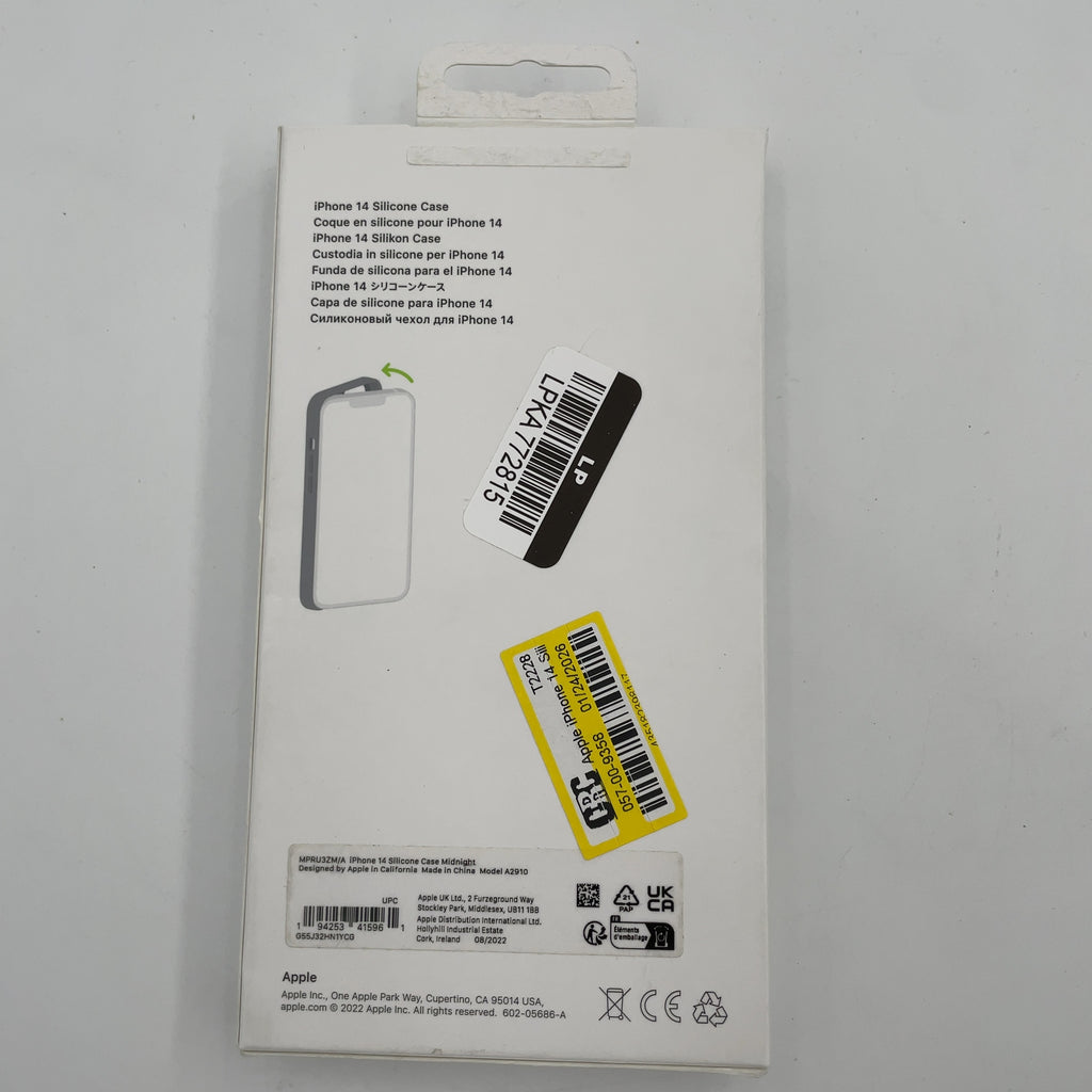 Apple Iphone 14 Silicone Case With Magsafe - Midnight