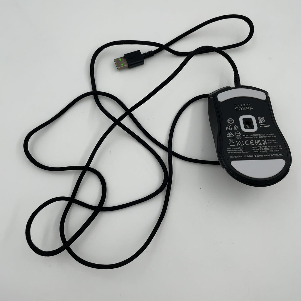 Razer Cobra Wired Gaming Mouse with Chroma RGB Lighting and 58g Lightweight Design - Black