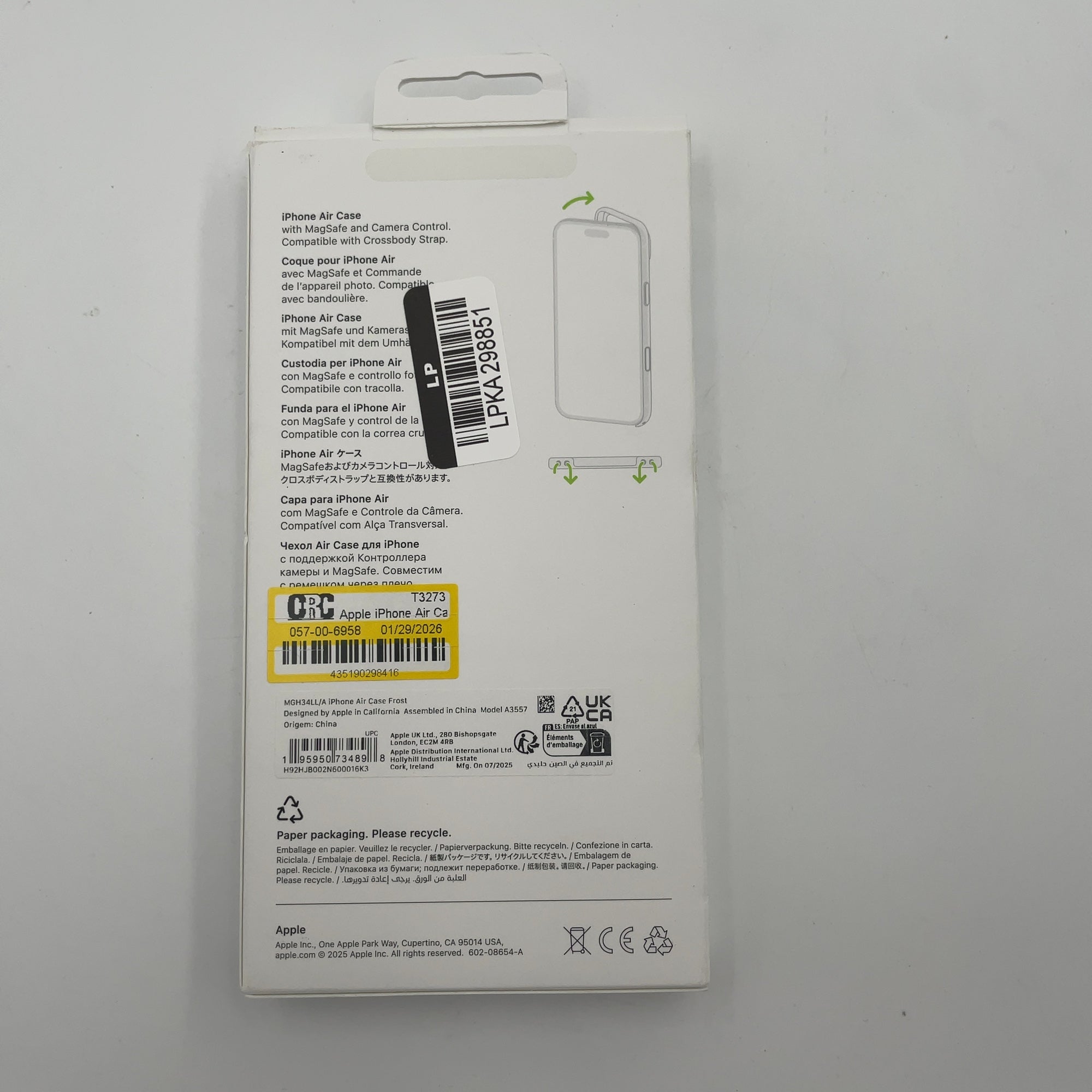 Apple Iphone Air Case With Magsafe – Frost