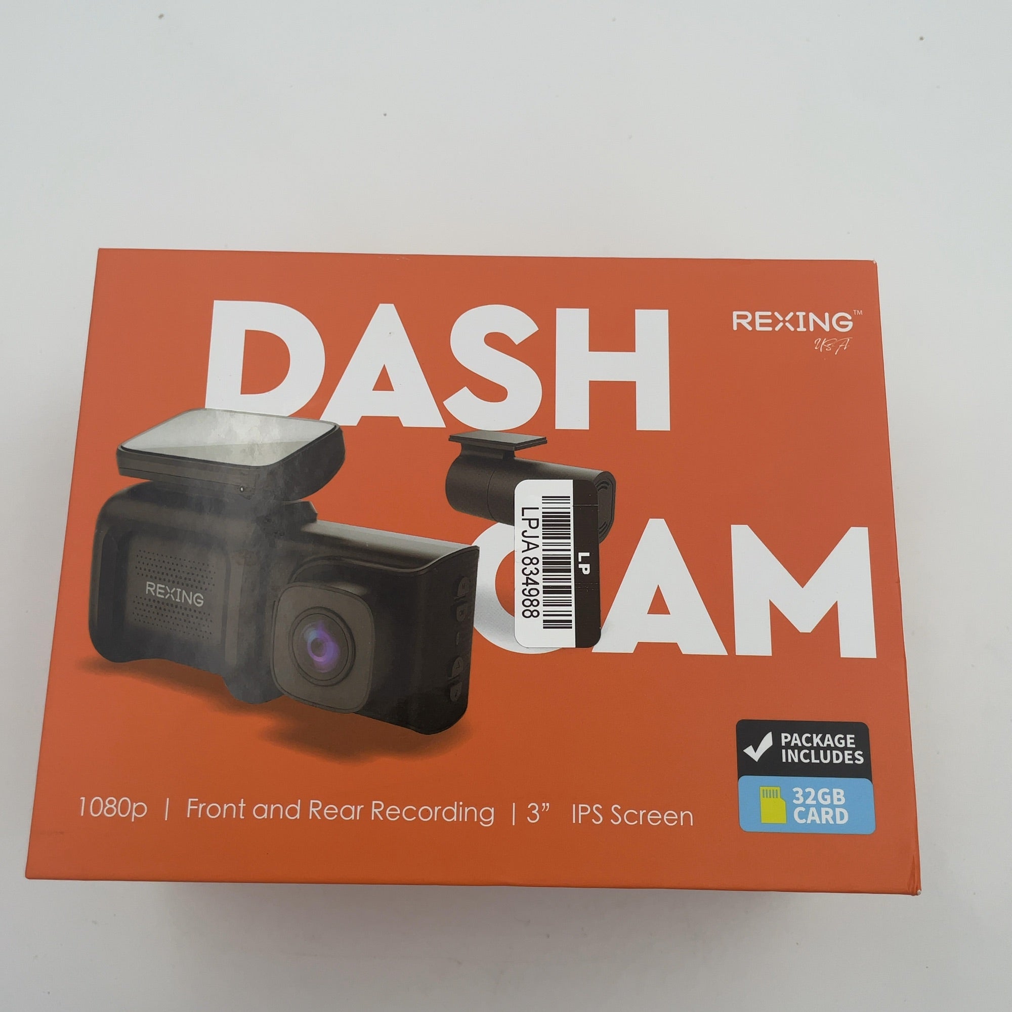 Rexing Dt2 Dual Channel 1080P Front And Rear  Dash Cam
