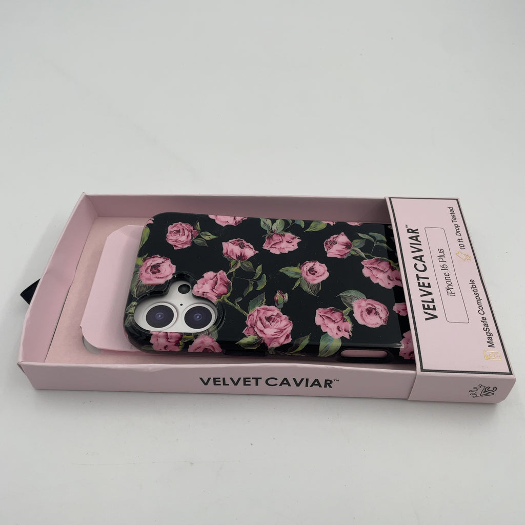 Velvet Caviar Iphone 16 Plus Magsafe Case - Pink Rose Floral: Plastic, Botanical Pattern