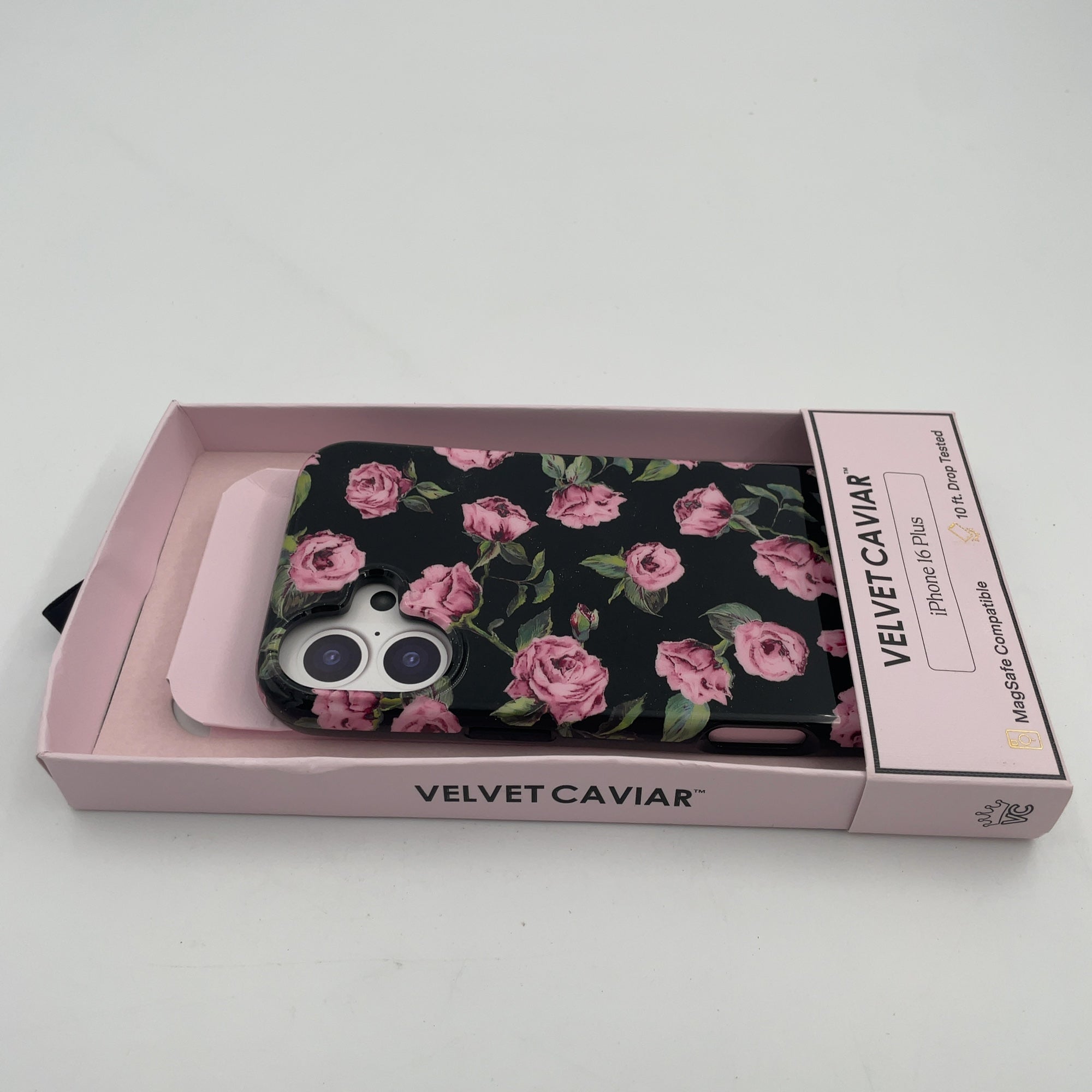 Velvet Caviar Iphone 16 Plus Magsafe Case - Pink Rose Floral: Plastic, Botanical Pattern