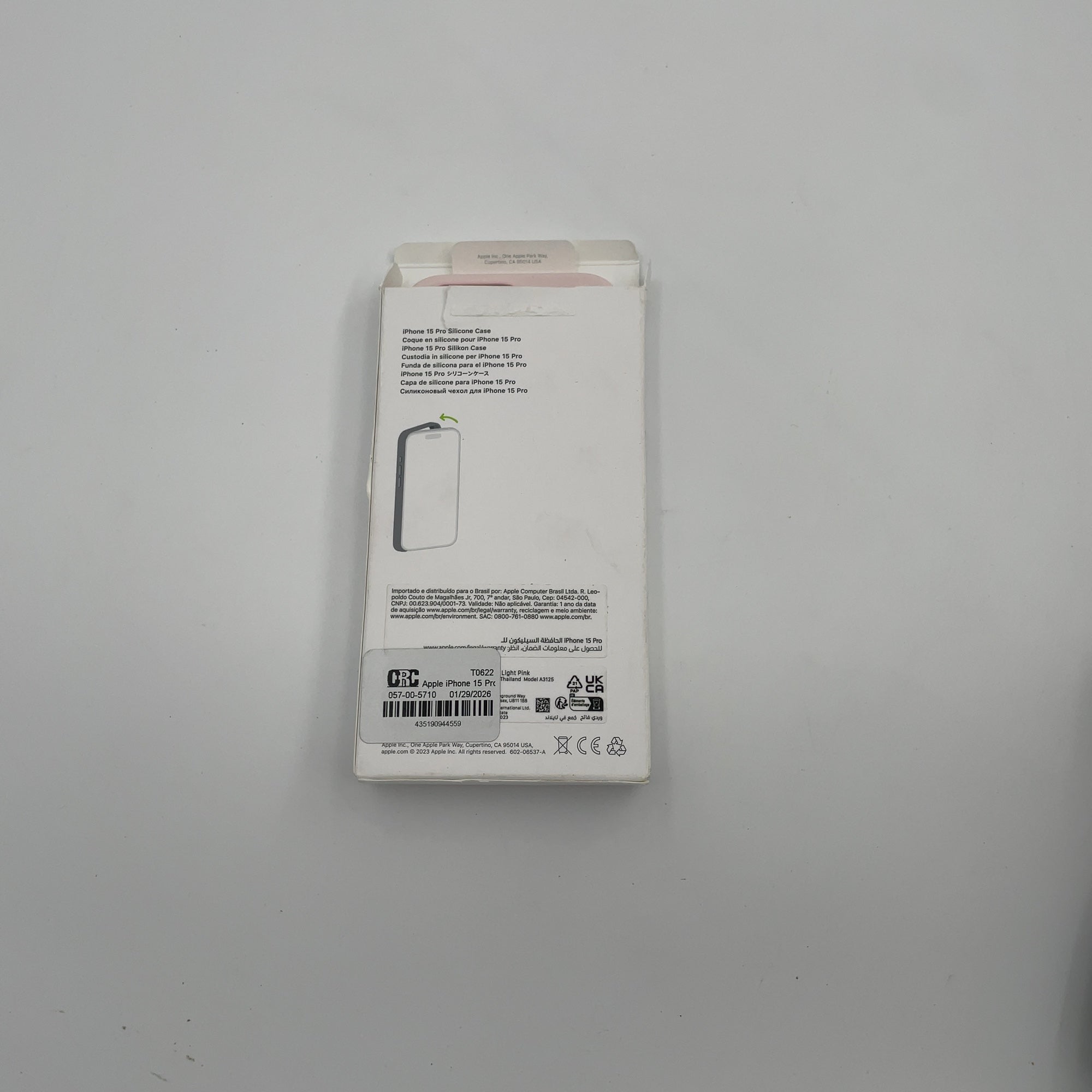 Apple iPhone 15 Plus Silicone Case with MagSafe - Light Pink