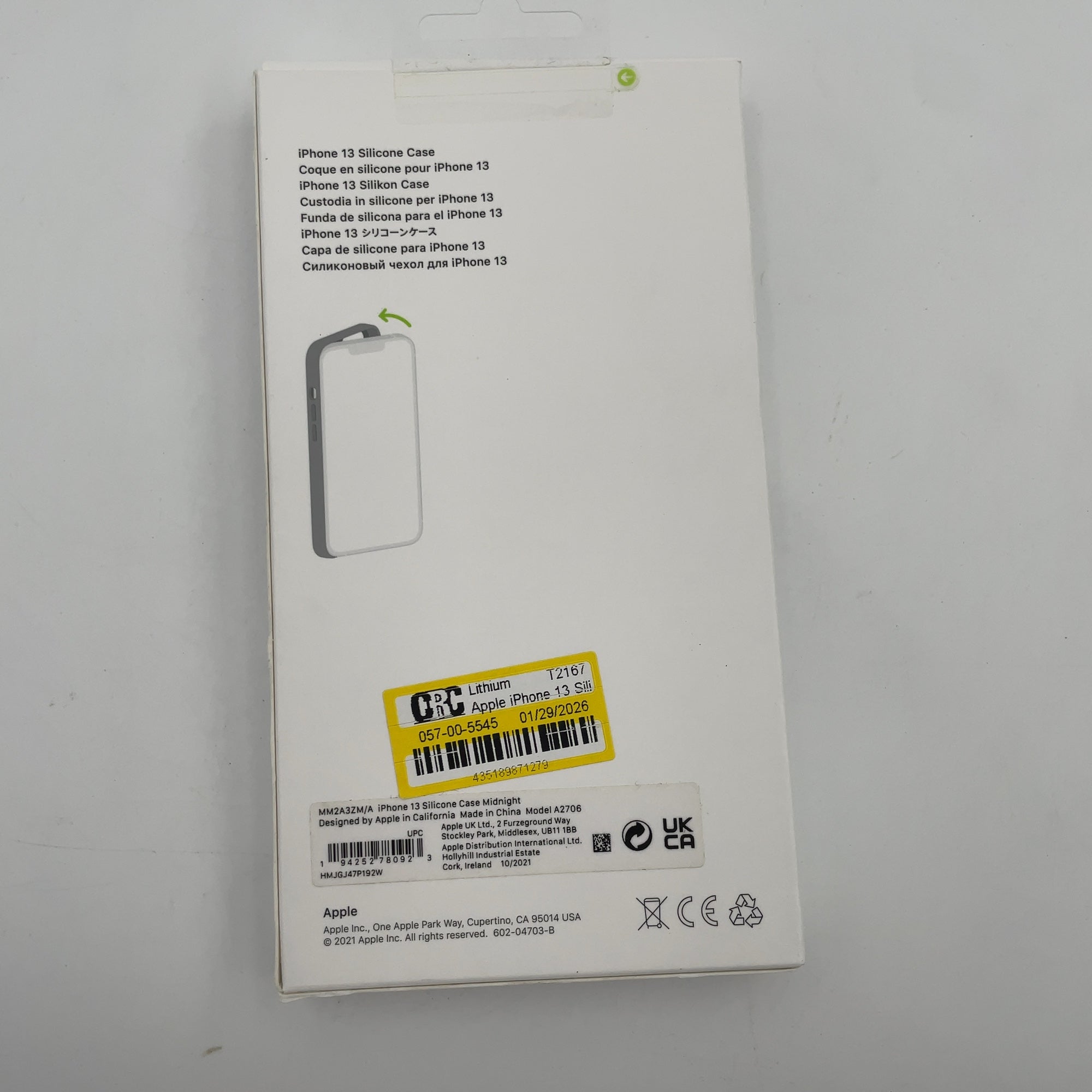 Apple Iphone 13 Silicone Case With Magsafe – Midnight