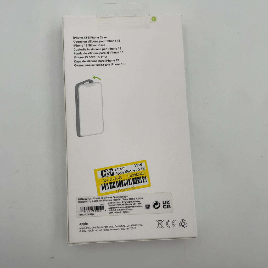 Apple Iphone 13 Silicone Case With Magsafe – Midnight