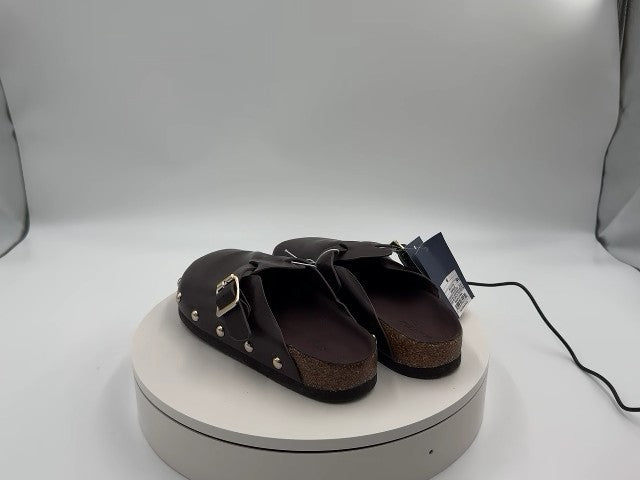 Women's Lee Clog Mule Flat - Universal Thread Brown 6: Slip-On, Non-Marking Sole, Textured Outsole