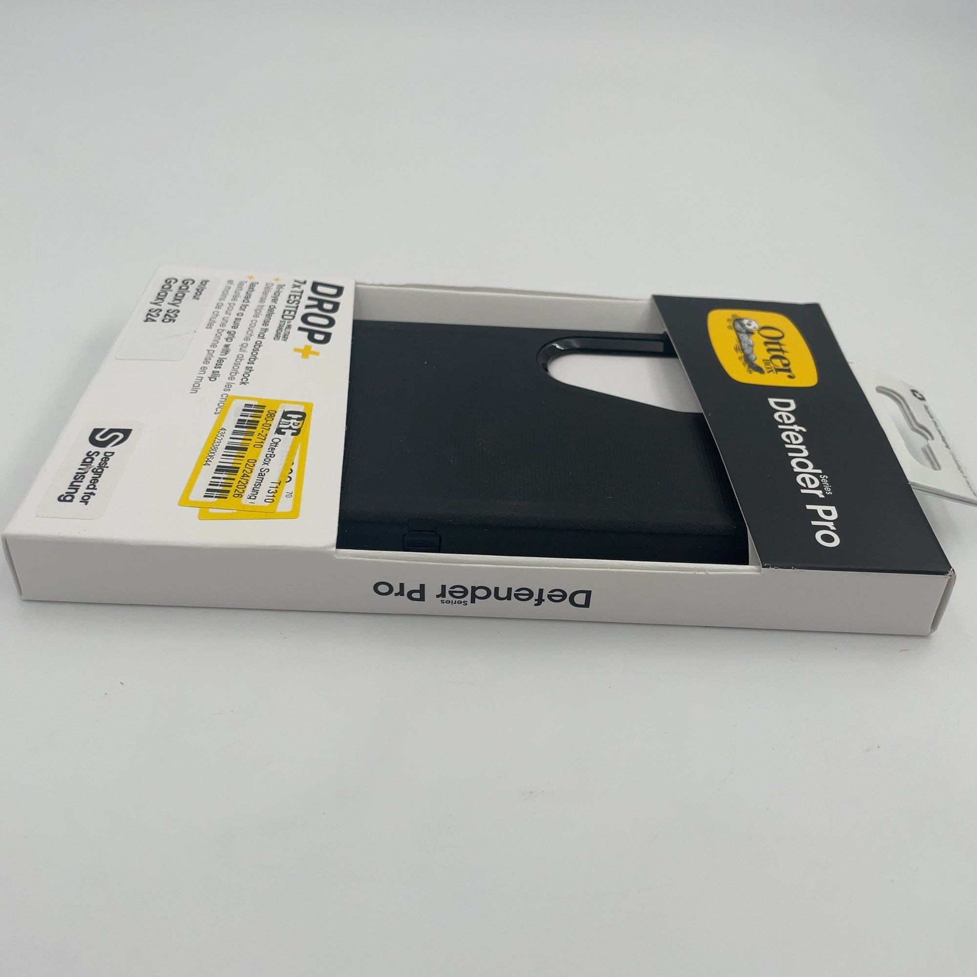 Otterbox Samsung Galaxy S25/S24 Defender Series Pro Case - Black: Solid Plastic Cell Phone Cover, Compatible With Samsung Galaxy S24/S25