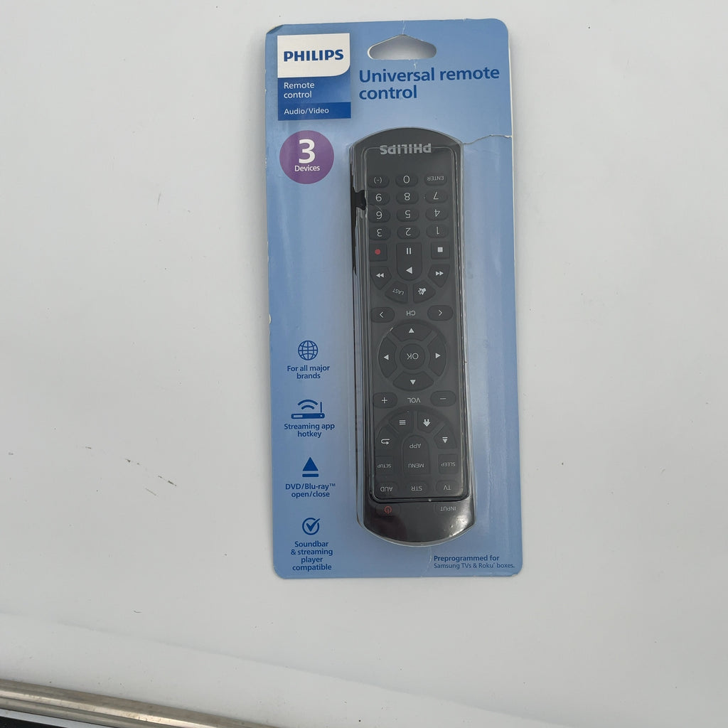 Philips 3-Device Universal Remote Control: Infrared Home Theater Accessory