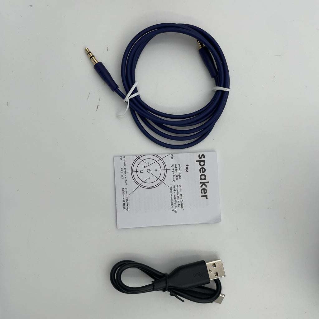 Portable Bluetooth Speaker Dark Blue - Heyday M