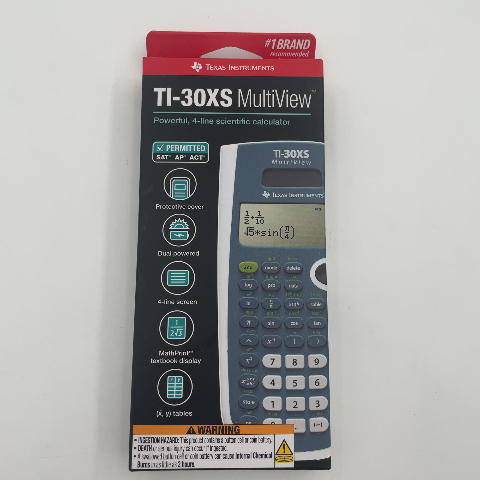 Texas Instruments Ti-30Xs Multiview Scientific Calculator: Ap & Sat Approved