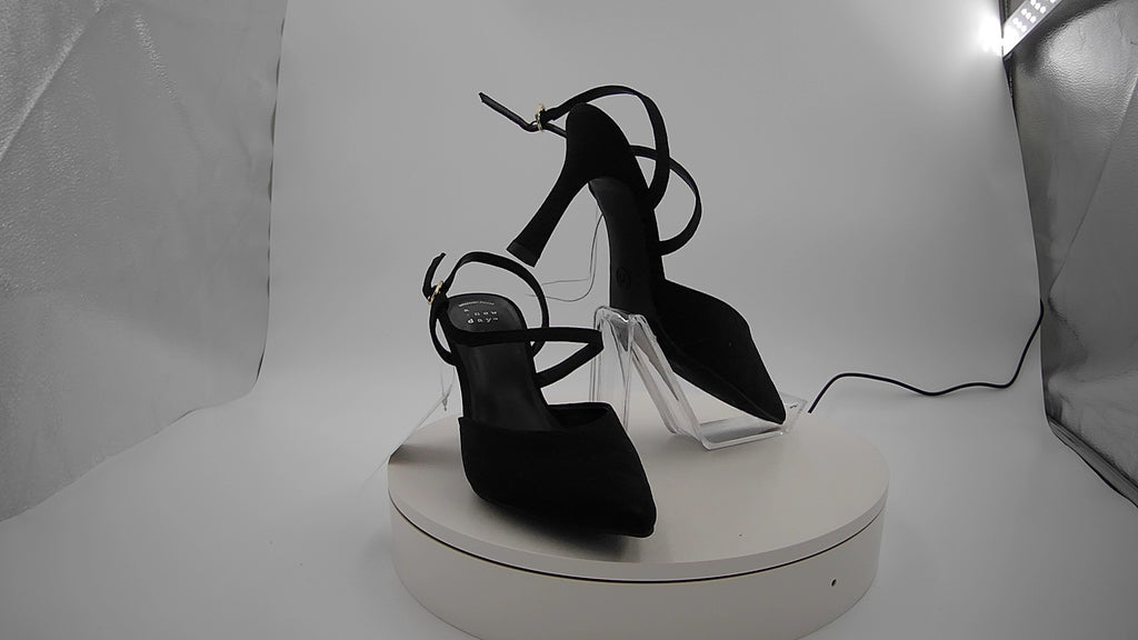 Women’s Rosemary Heels with Memory Foam Insole - A New Day Black 7.5