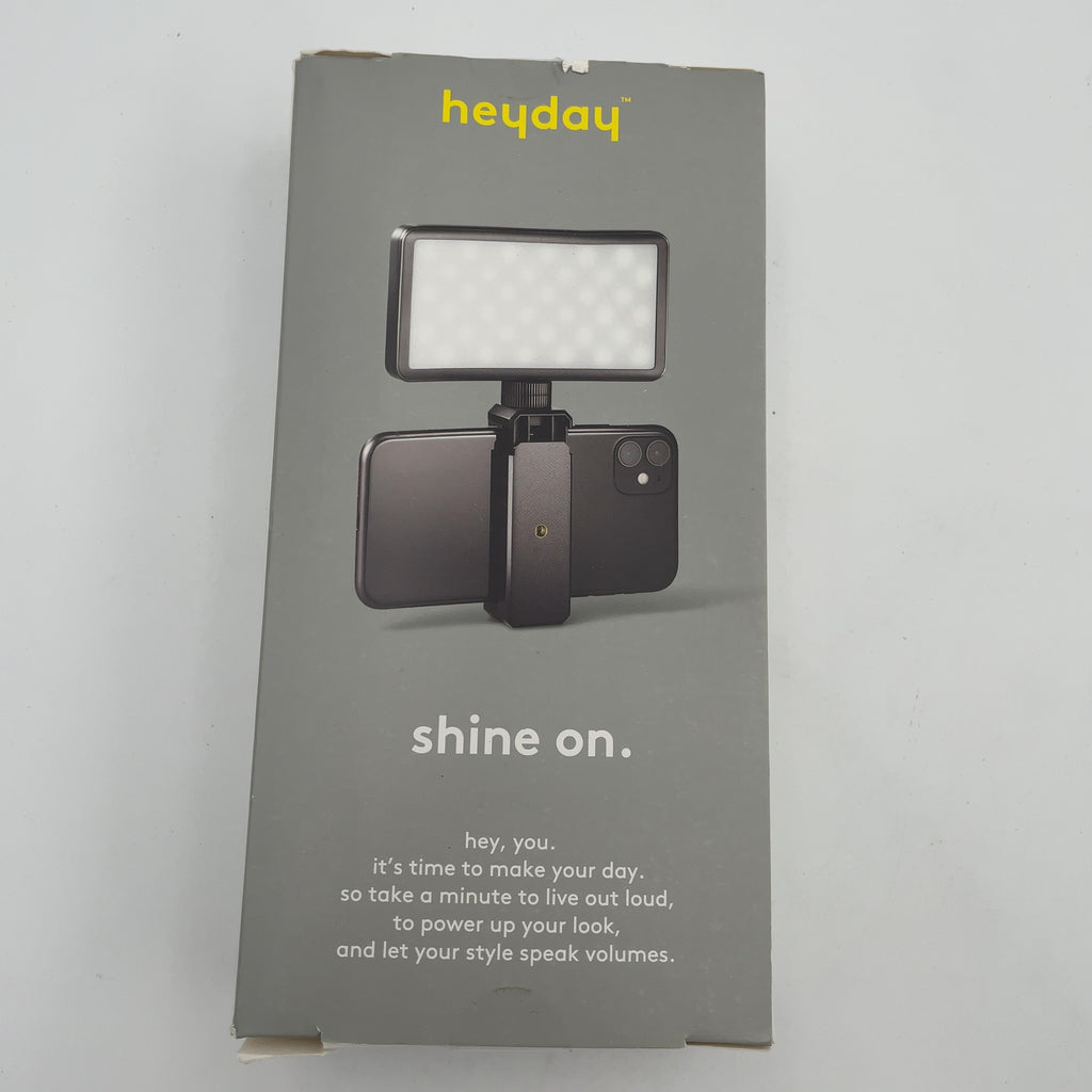 Led Camera Lighting Accessory With Battery Light And Phone Mount - Heyday Black: Camera Lighting Accessory