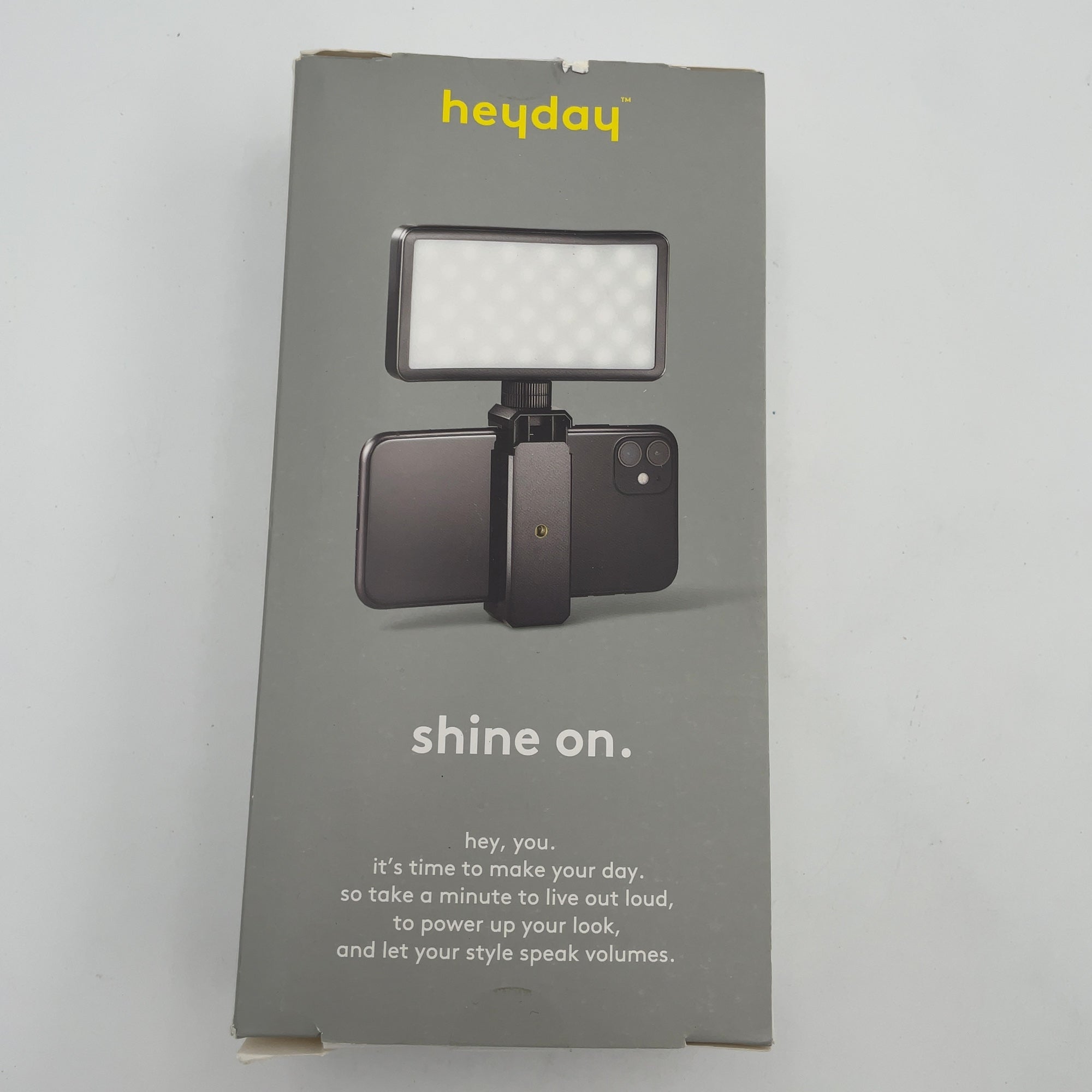 Led Camera Lighting Accessory With Battery Light And Phone Mount - Heyday Black: Camera Lighting Accessory