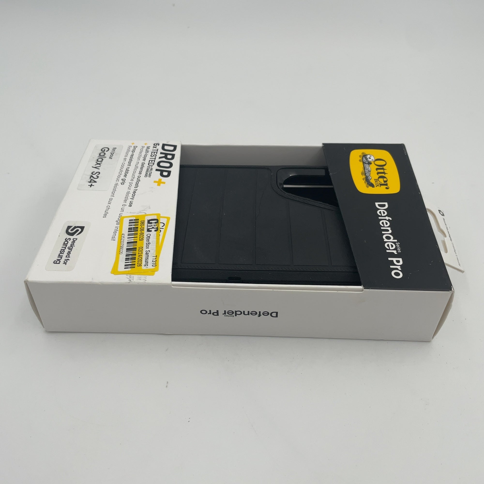 Otterbox Samsung Galaxy S24+ Defender Series Pro Case - Black: Scratch & Bump Resistant