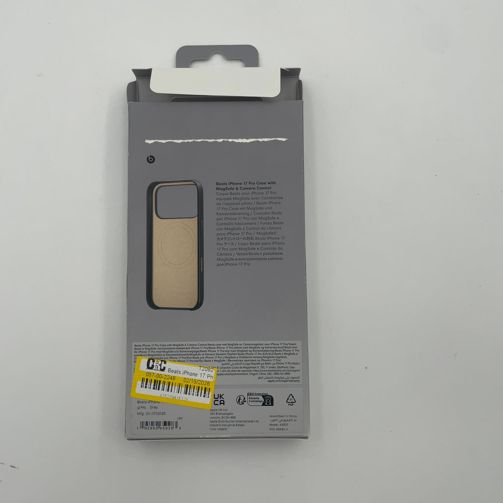Beats Iphone 17 Pro Case With Magsafe And Camera Control — Granite Gray