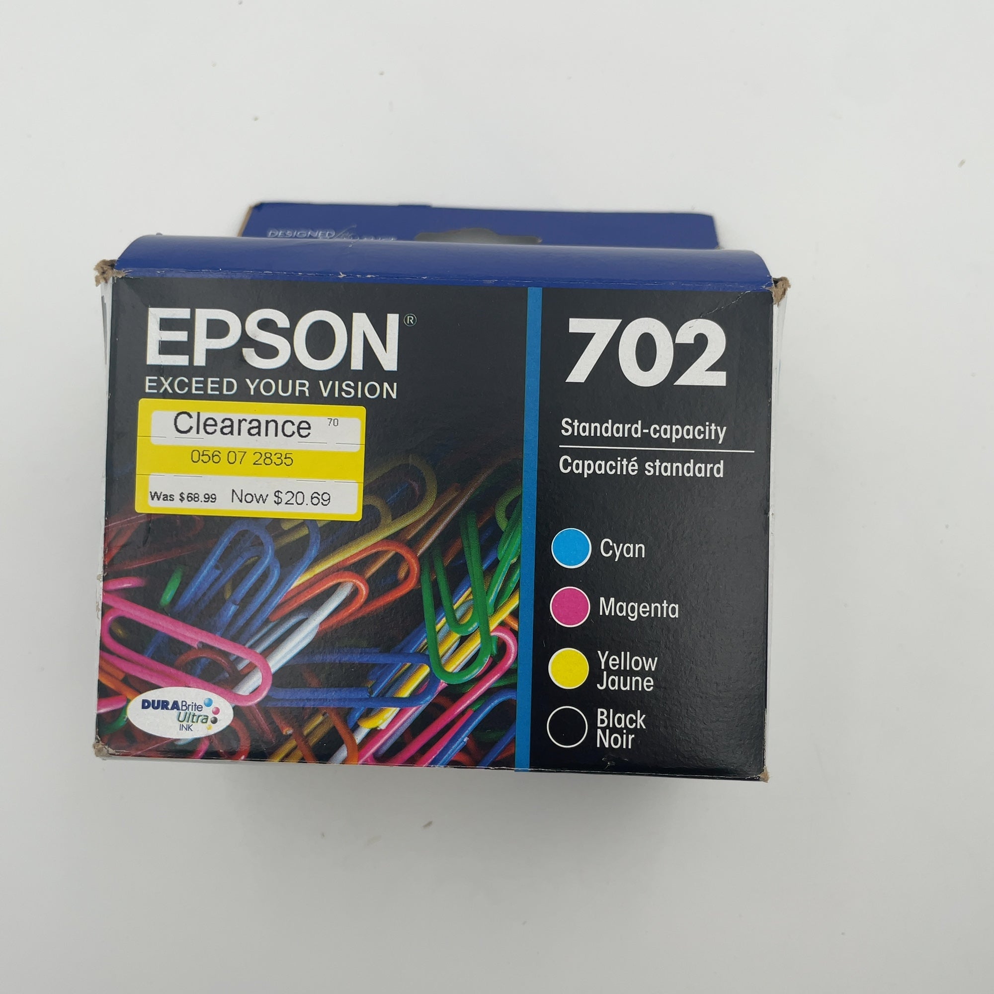 Epson 702 Black C/M/Y 4Pk Combo Ink Cartridges - Black Cyan Magenta Yellow: Standard Yield (Please Be Advised That Sets May Be Missing Pieces Or Otherwise Incomplete.)