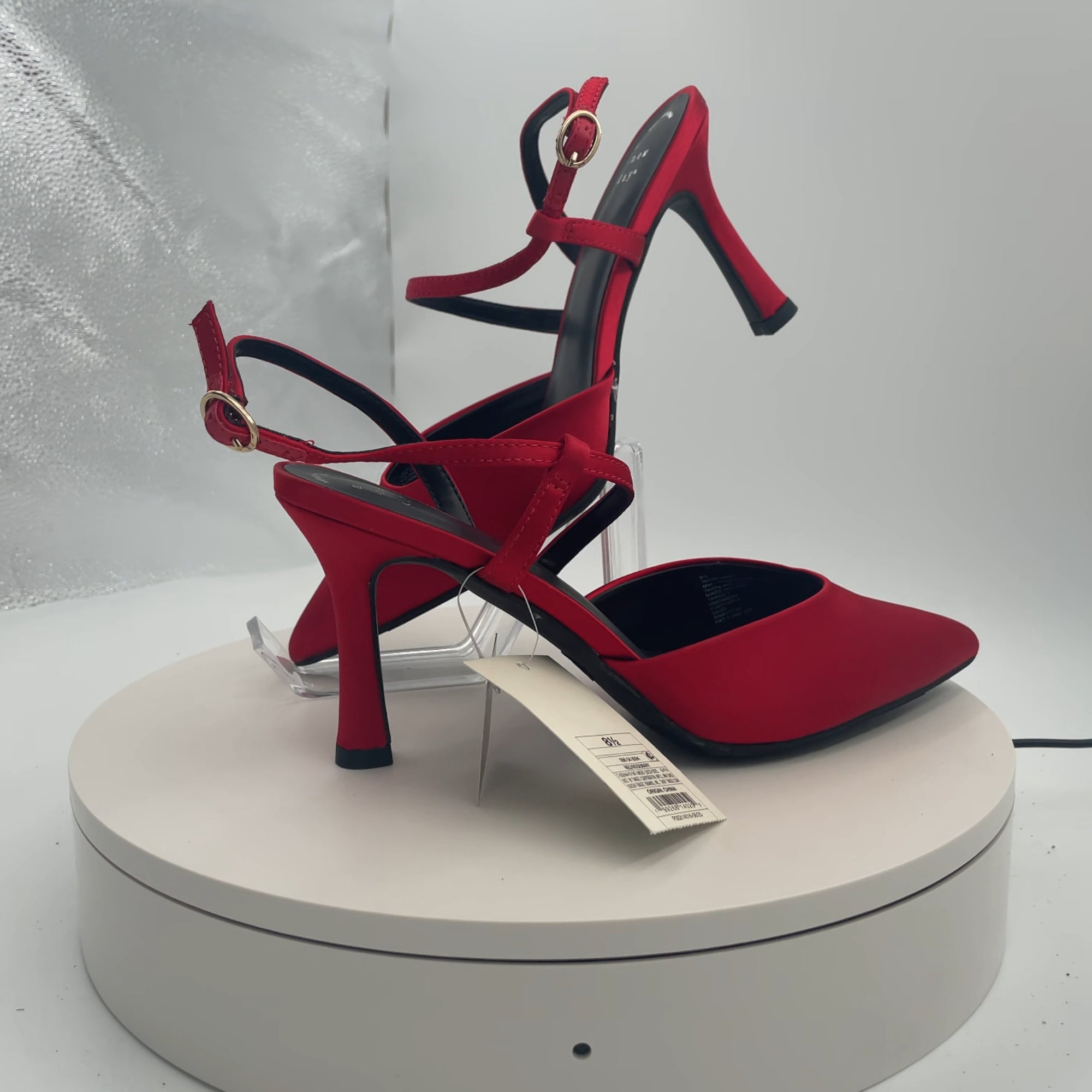 Women’s Rosemary Heels With Memory Foam Insole - A New Day Red 8.5