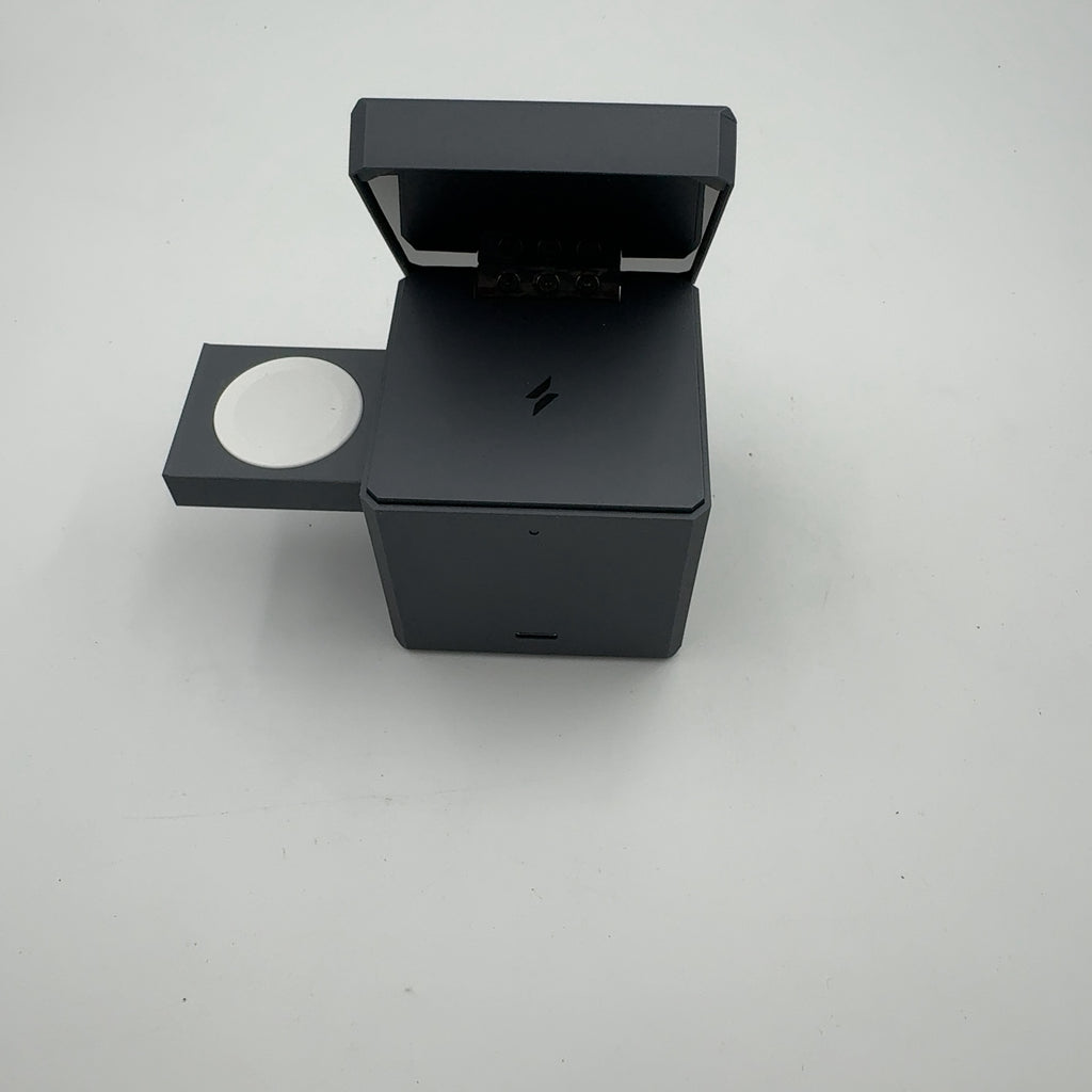 Anker 3-In-1 Cube With Magsafe - Black: Usb-C Wireless Charger For Apple Iphone