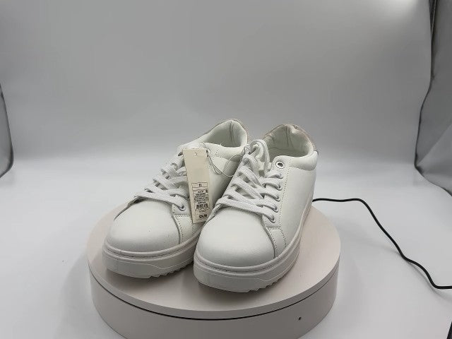 Women's Peggy Sneakers - A New Day White/Cream 11