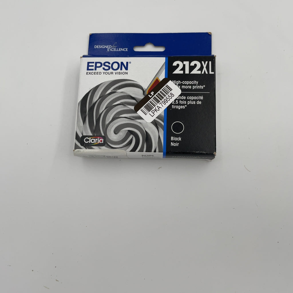 Epson 212XL Single Ink Cartridge - Black (T212XL120-CP): High Yield Printer Supply