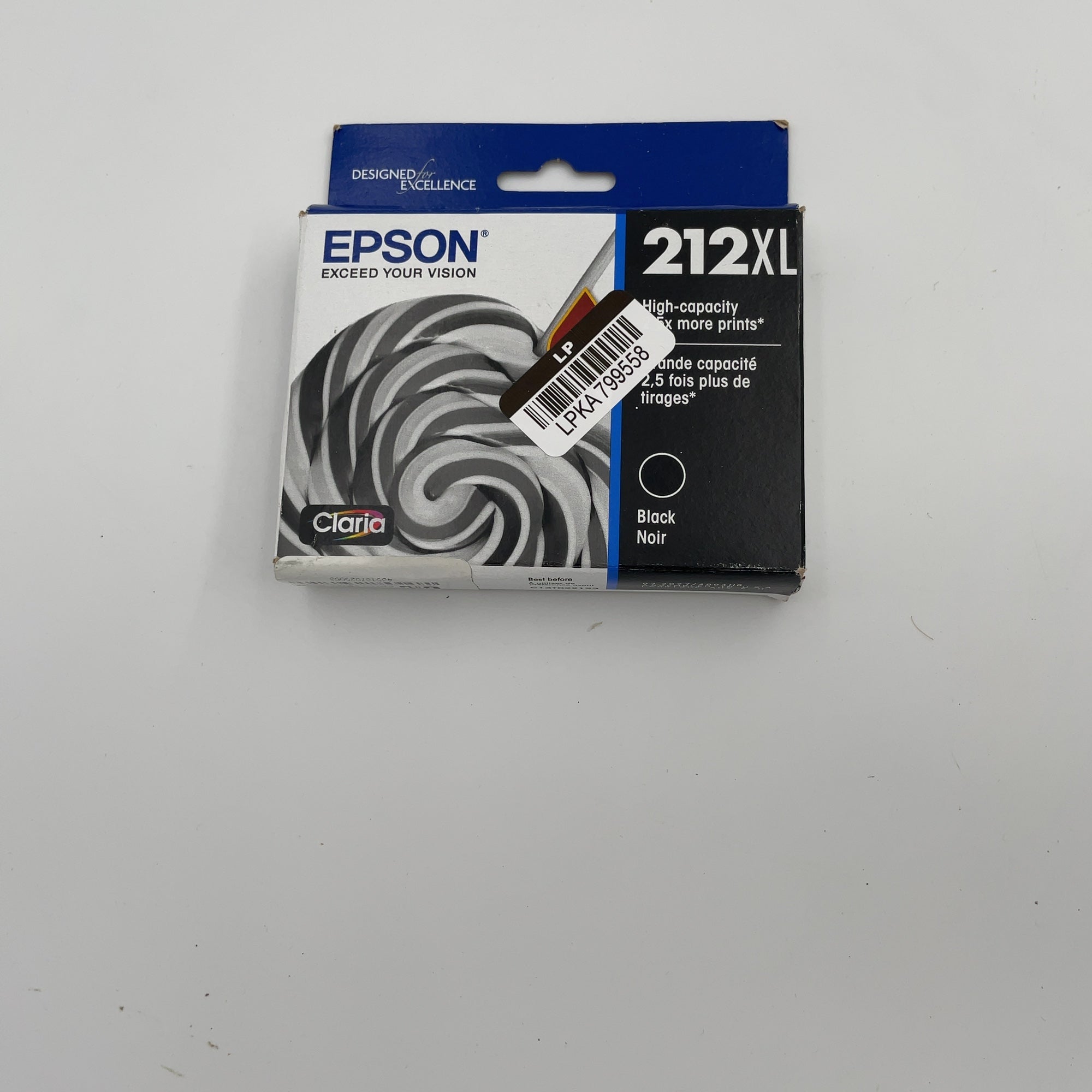 Epson 212XL Single Ink Cartridge - Black (T212XL120-CP): High Yield Printer Supply