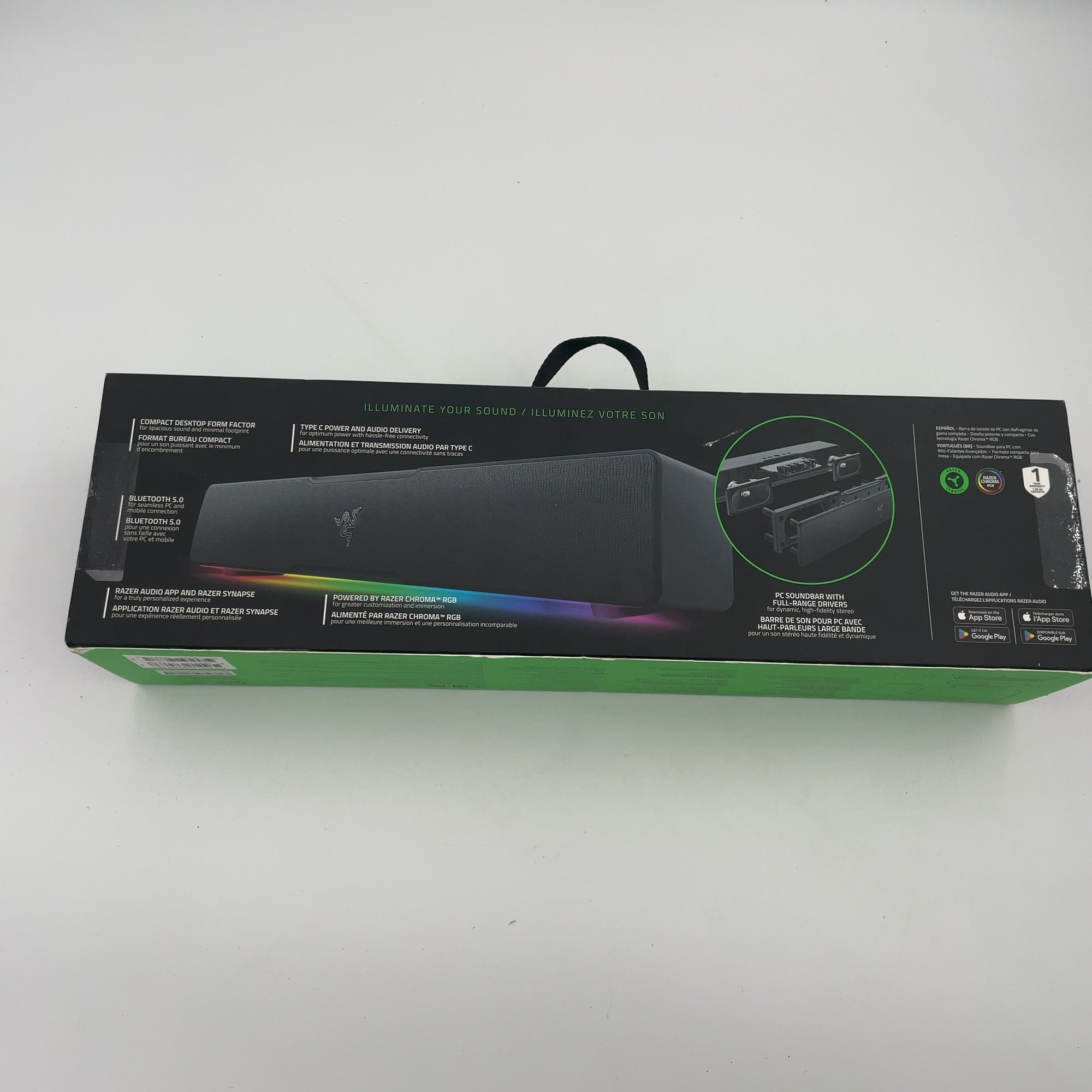 Razer Leviathan V2 X Bluetooth Gaming Speaker With Rgb Lighting (1-Piece) - Black: Xbox Compatible