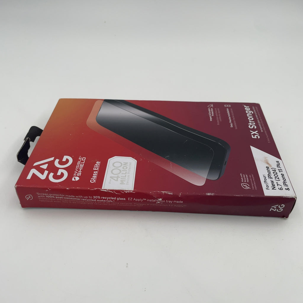 Zagg Apple Iphone 16 Plus/Iphone 15 Plus Glass Elite Screen Protector: Scratch-Resistant, Lightweight Design