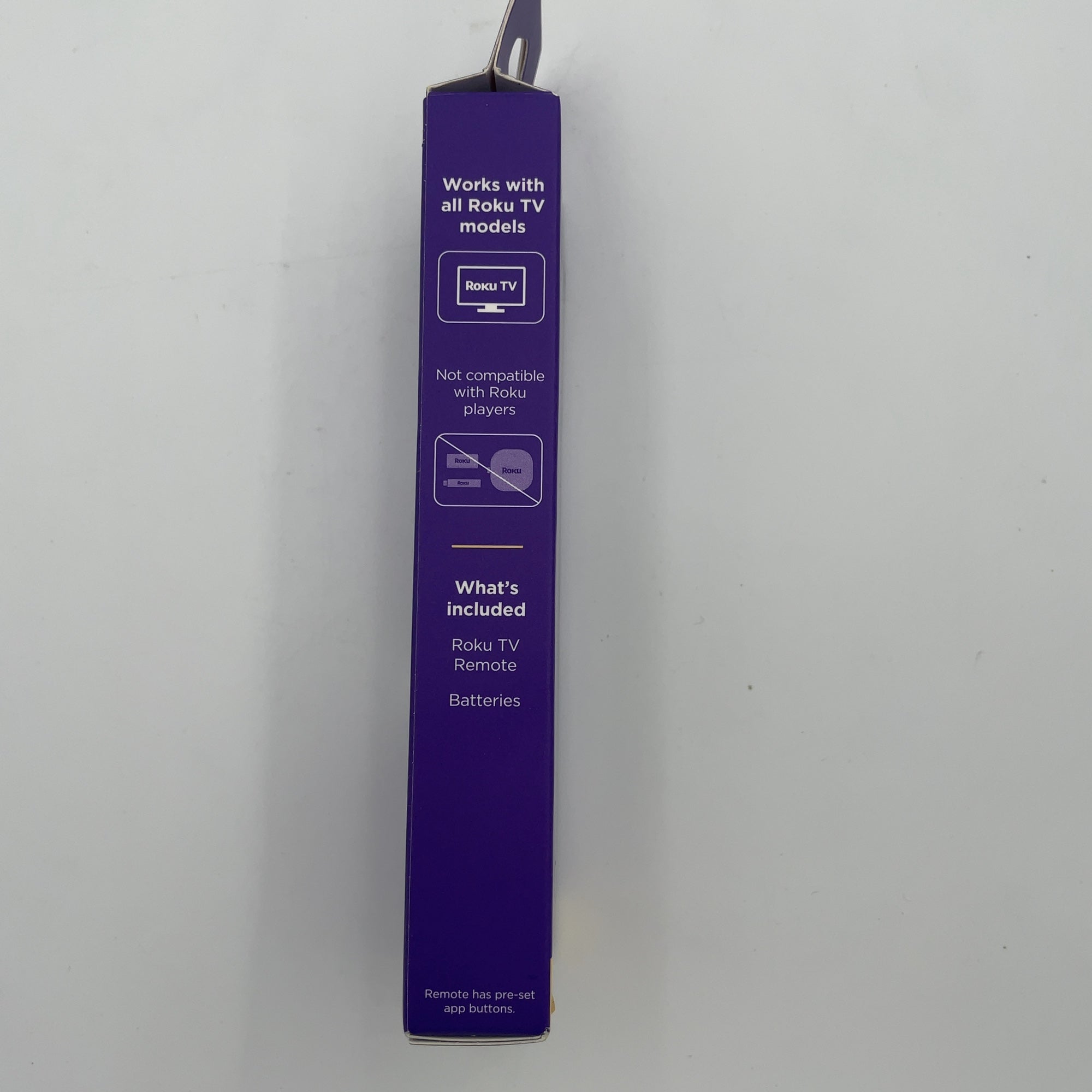 Roku Remote - Tv Replacement Remote Compatible With Roku Tv Models Only: Infrared Home Theater Accessory