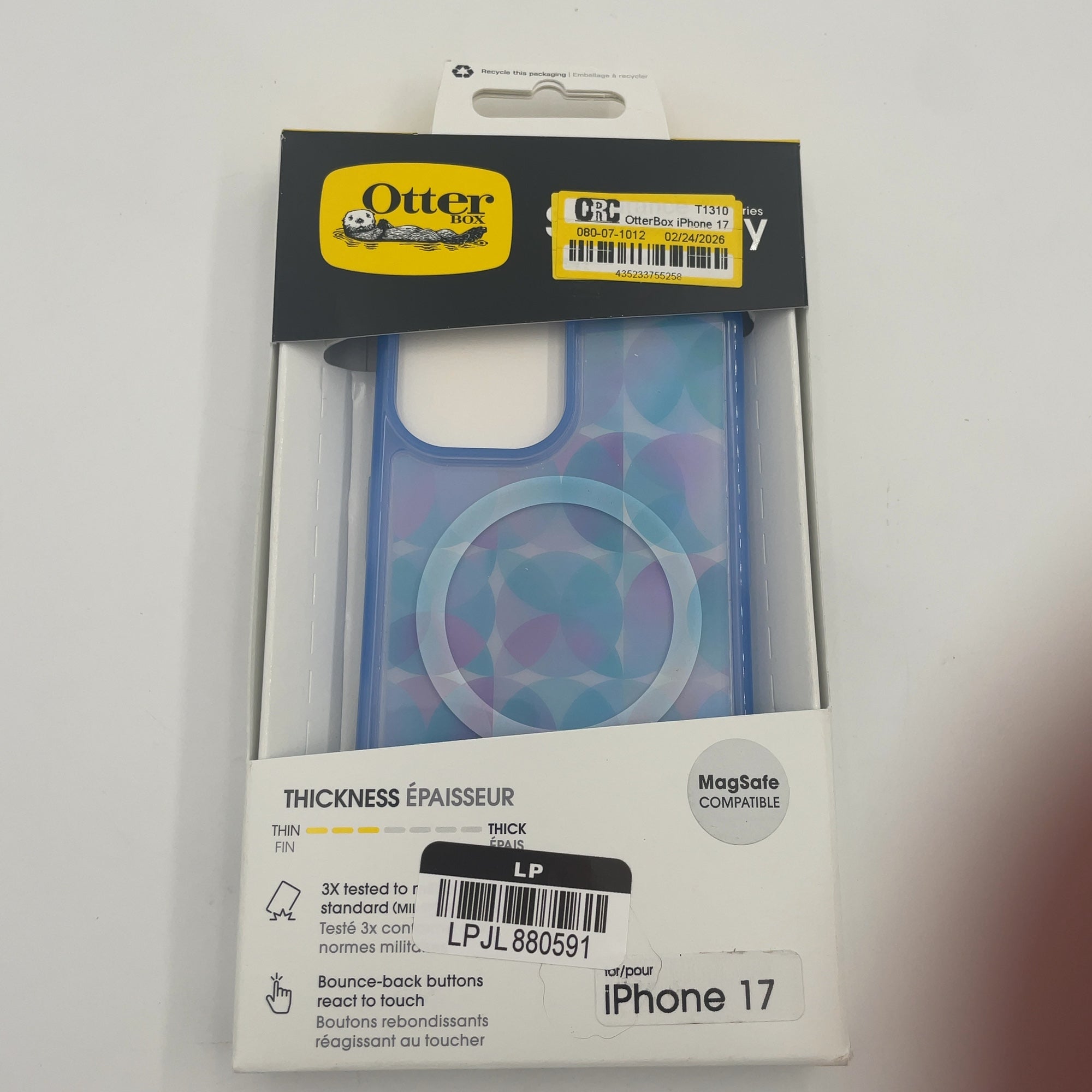 Otterbox Iphone 17 Symmetry Series Case For Magsafe With Camera Control - Opal Prism