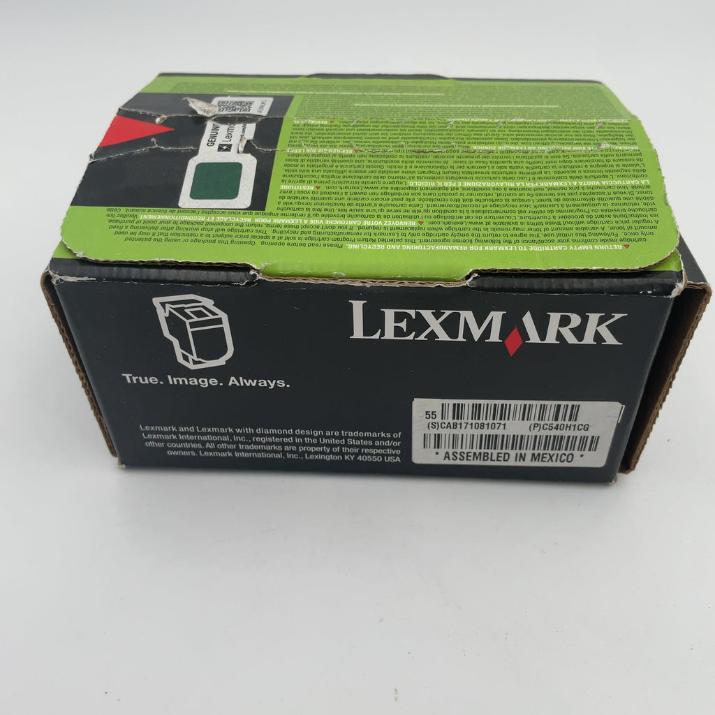 Lexmark High-Yield Toner, 2000 Page-Yield - Cyan (C540H1Cg)