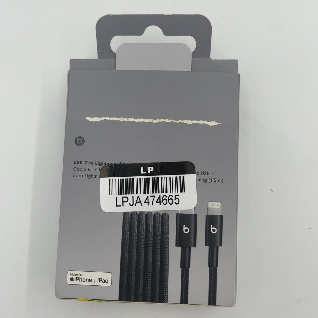 Beats Usb-C To Lightning Woven Cable (1.5 M) - Bolt Black