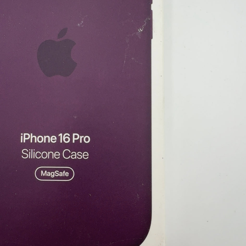 Apple Iphone 16 Pro Silicone Case With Magsafe - Plum