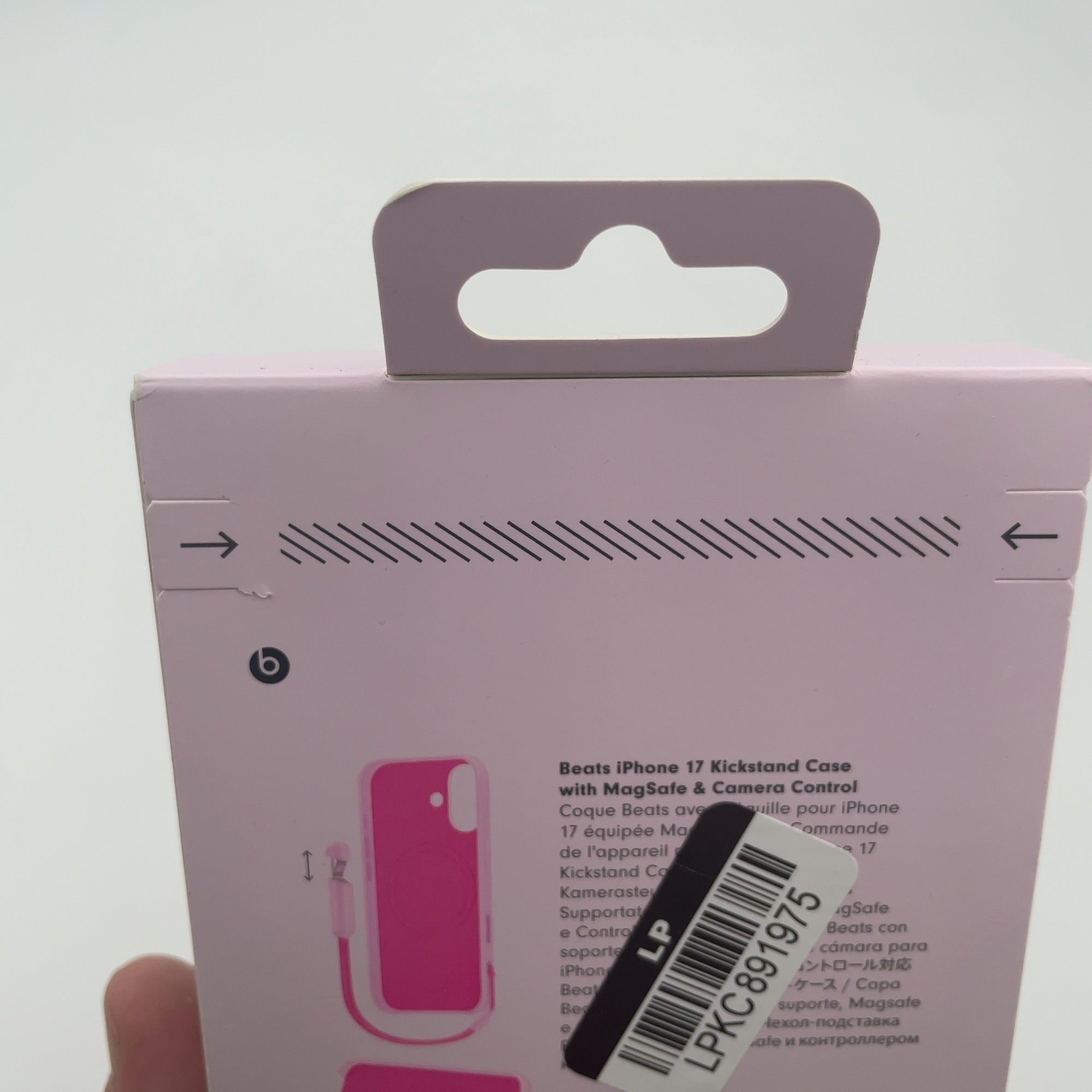 Beats Iphone 17 Kickstand Case With Magsafe And Camera Control - Pebble Pink