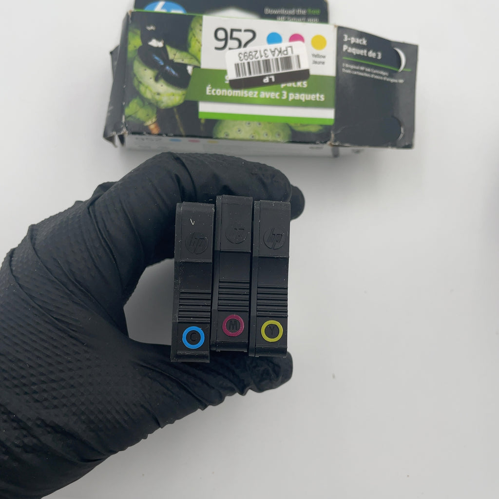 Hp 952 C/M/Y 3Pk Ink Cartridge - Cyan, Magenta, Yellow (N9K27An#140): Printer Ink Combo Pack (Please Be Advised That Sets May Be Missing Pieces Or Otherwise Incomplete.)