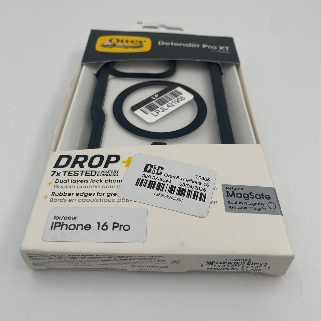 Otterbox Iphone 16 Pro Defender Series Pro Xt Case For Magsafe - Dark Side: Plastic, Solid Pattern