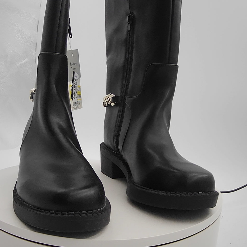 Women’s Bobbi Boots With Memory Foam Insole - A New Day Black 6