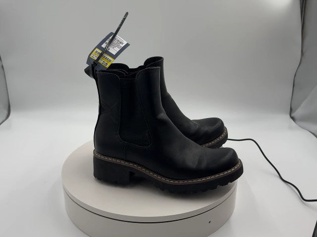 Women's Celina Ankle Chelsea Boots with Memory Foam Insole - Universal Thread Black 6: Ankle Height, Block Heel