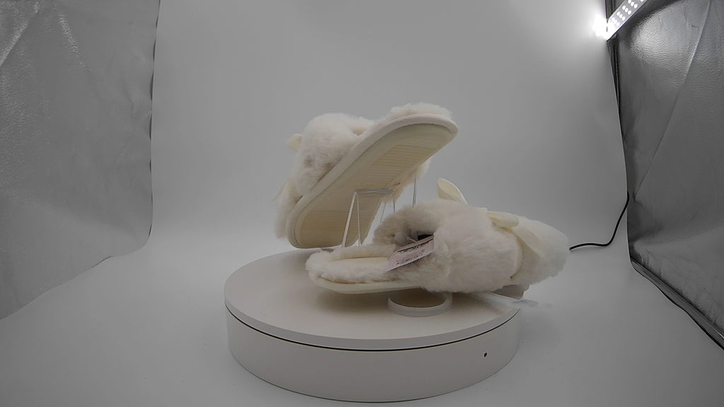 Women's Arbor Plush Scuff Slippers - Auden White L
