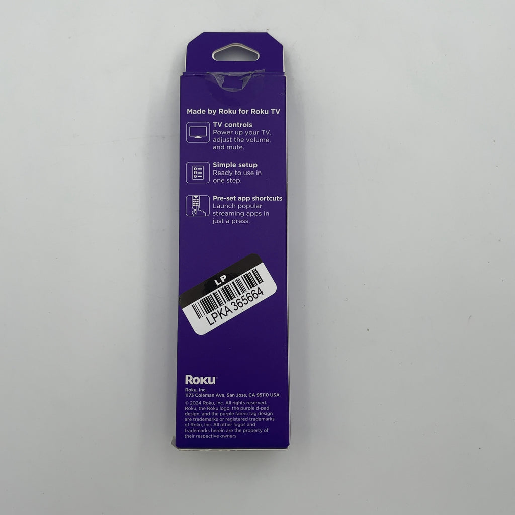 Roku Remote - Tv Replacement Remote Compatible With Roku Tv Models Only: Infrared Home Theater Accessory
