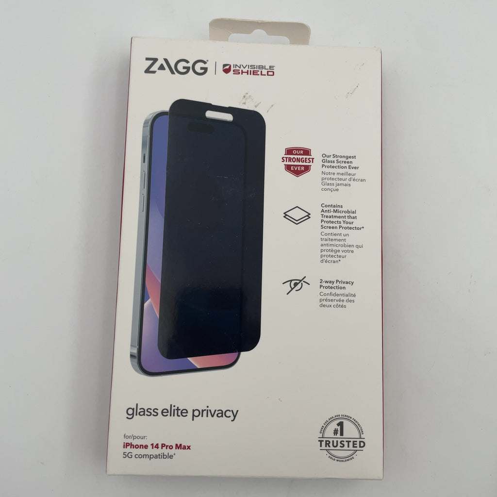 Zagg Invisibleshield Apple Iphone 14 Pro Max Glass Elite Privacy Screen Protector