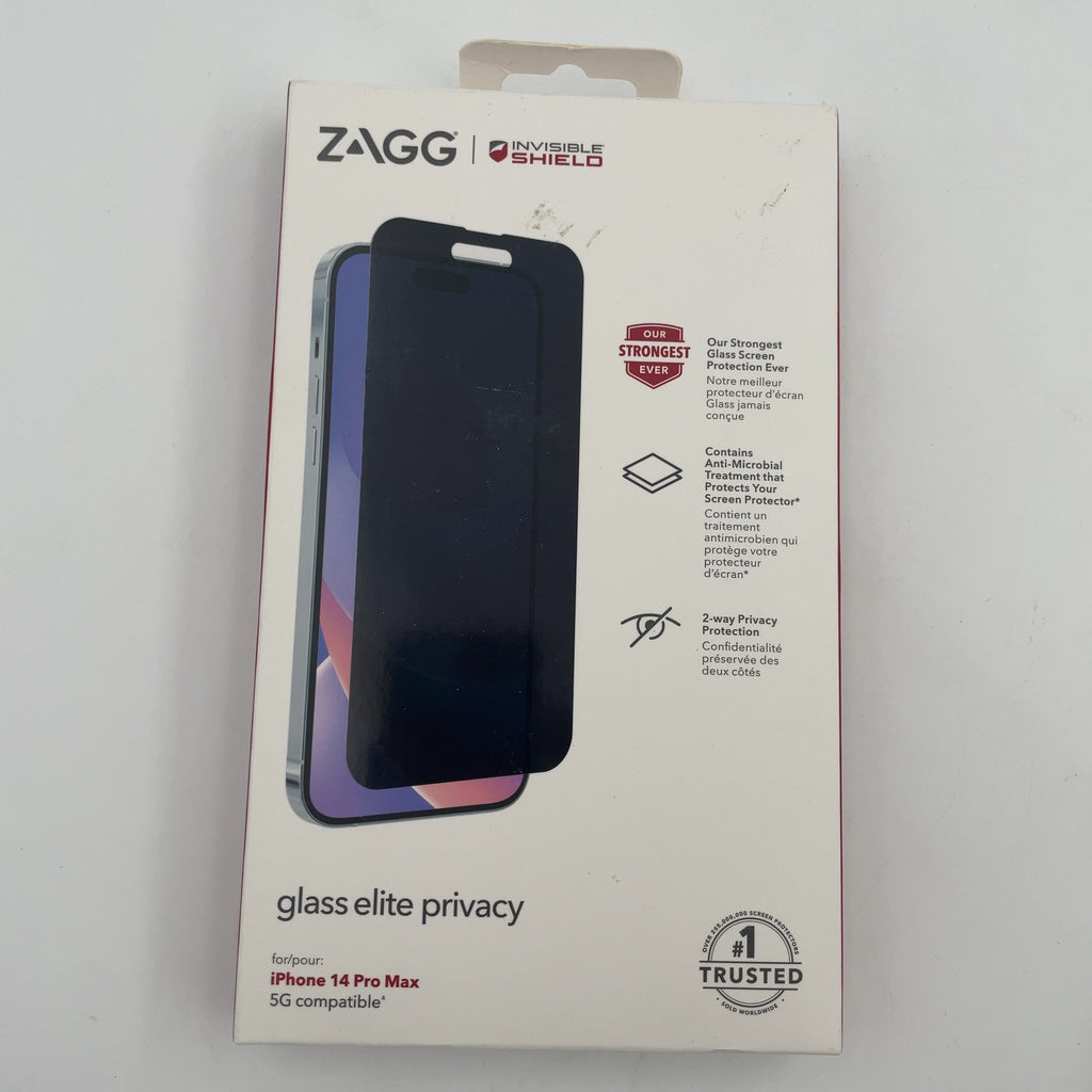 Zagg Invisibleshield Apple Iphone 14 Pro Max Glass Elite Privacy Screen Protector