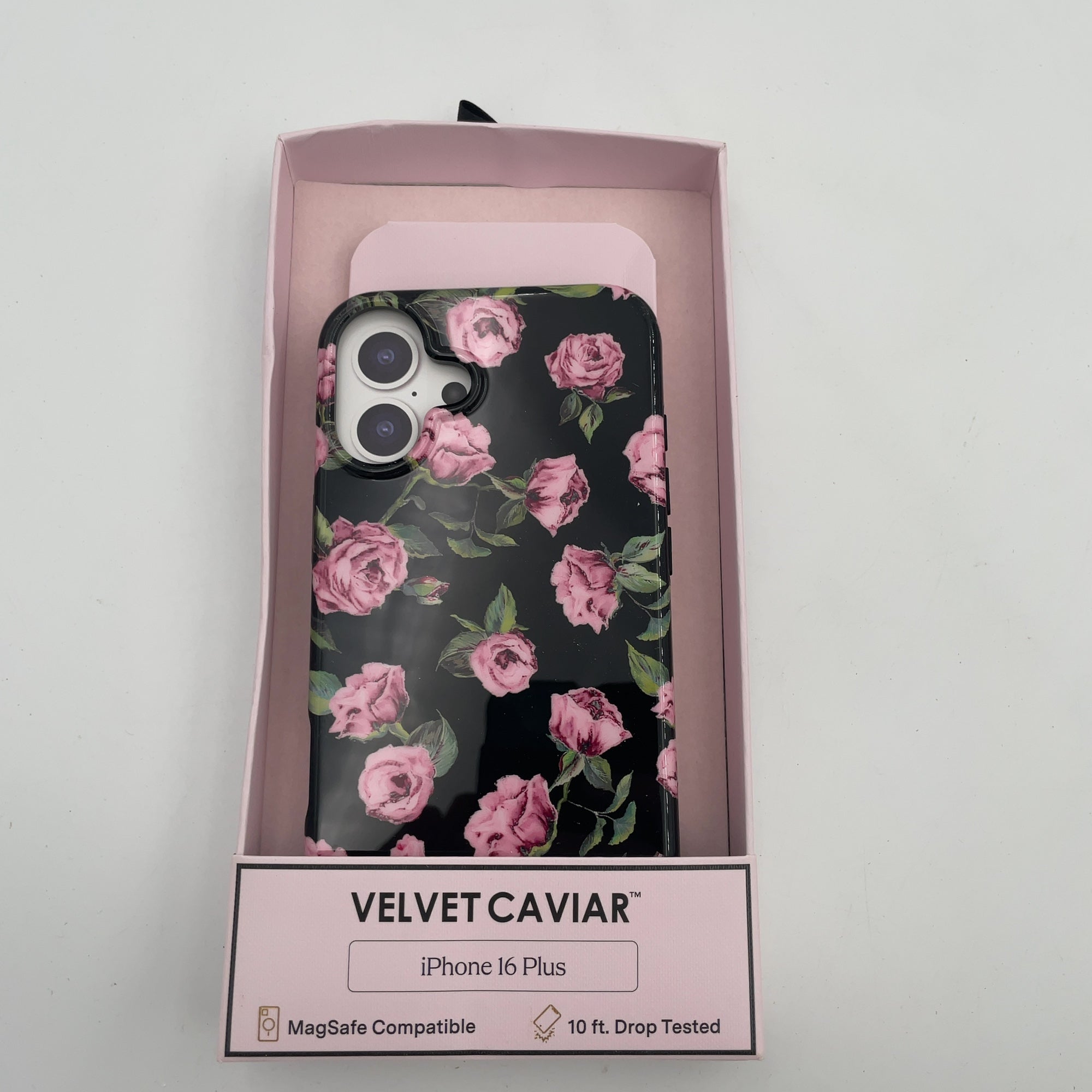 Velvet Caviar Iphone 16 Plus Magsafe Case - Pink Rose Floral: Plastic, Botanical Pattern