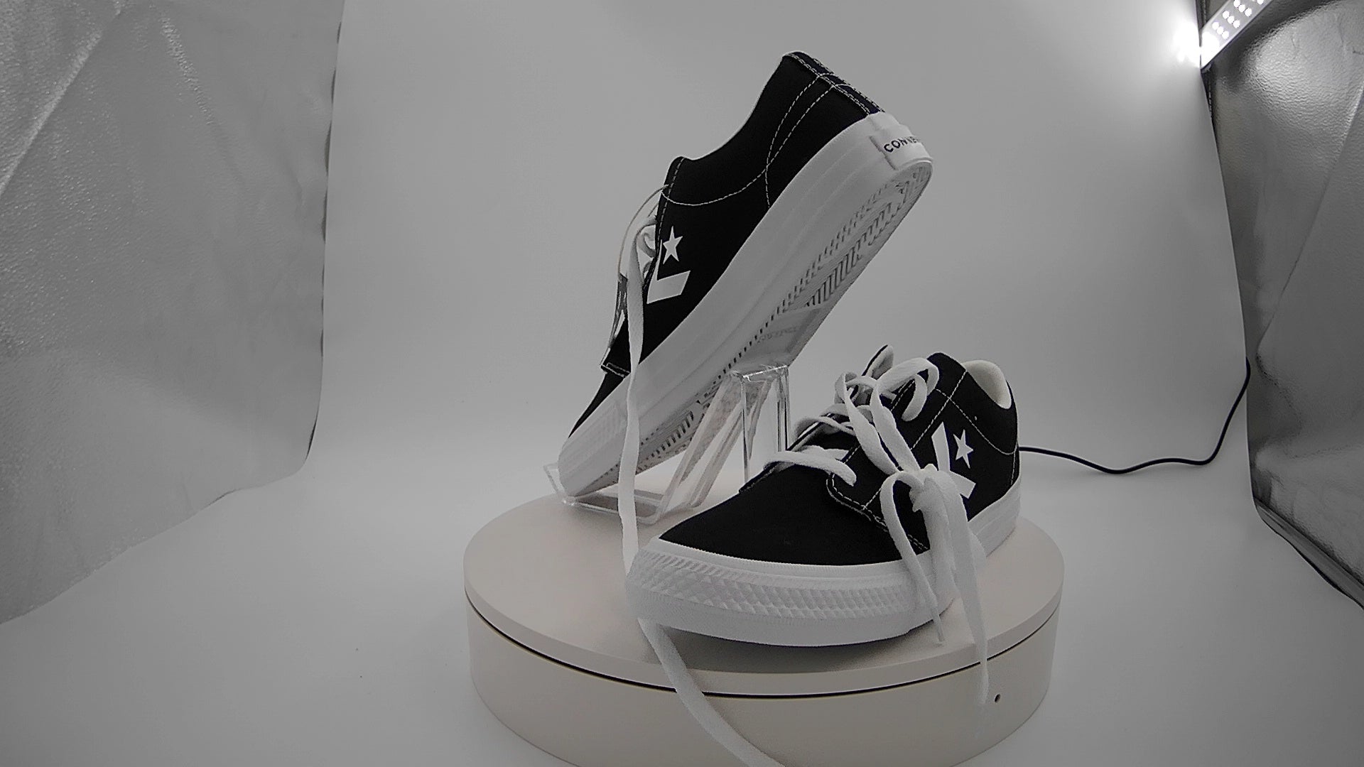 Converse Adult Day One Classic Sneakers- Black/White M10/W11.5