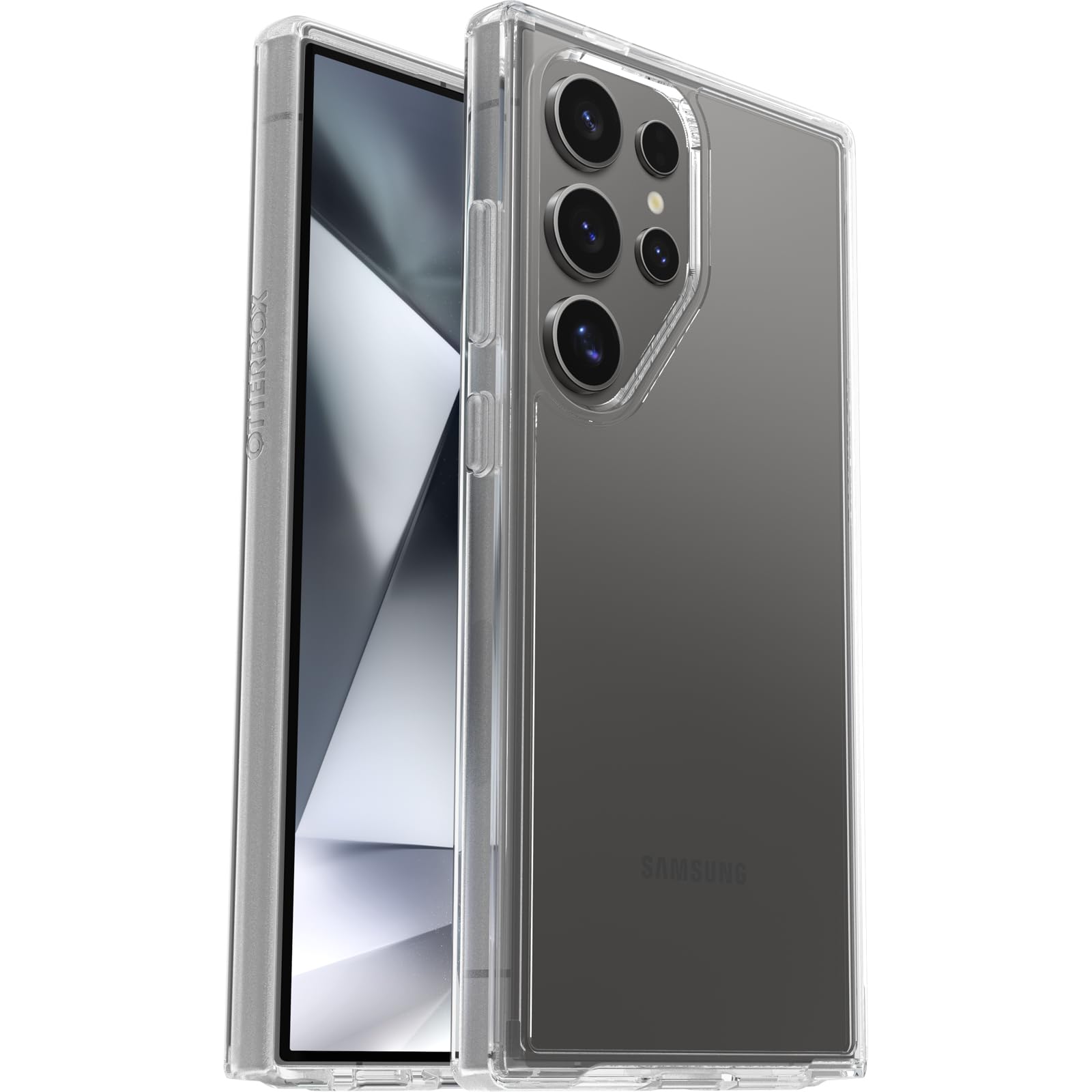 Otterbox Samsung Galaxy S24 Ultra Symmetry Series Case - Clear: Scratch & Bump Resistant