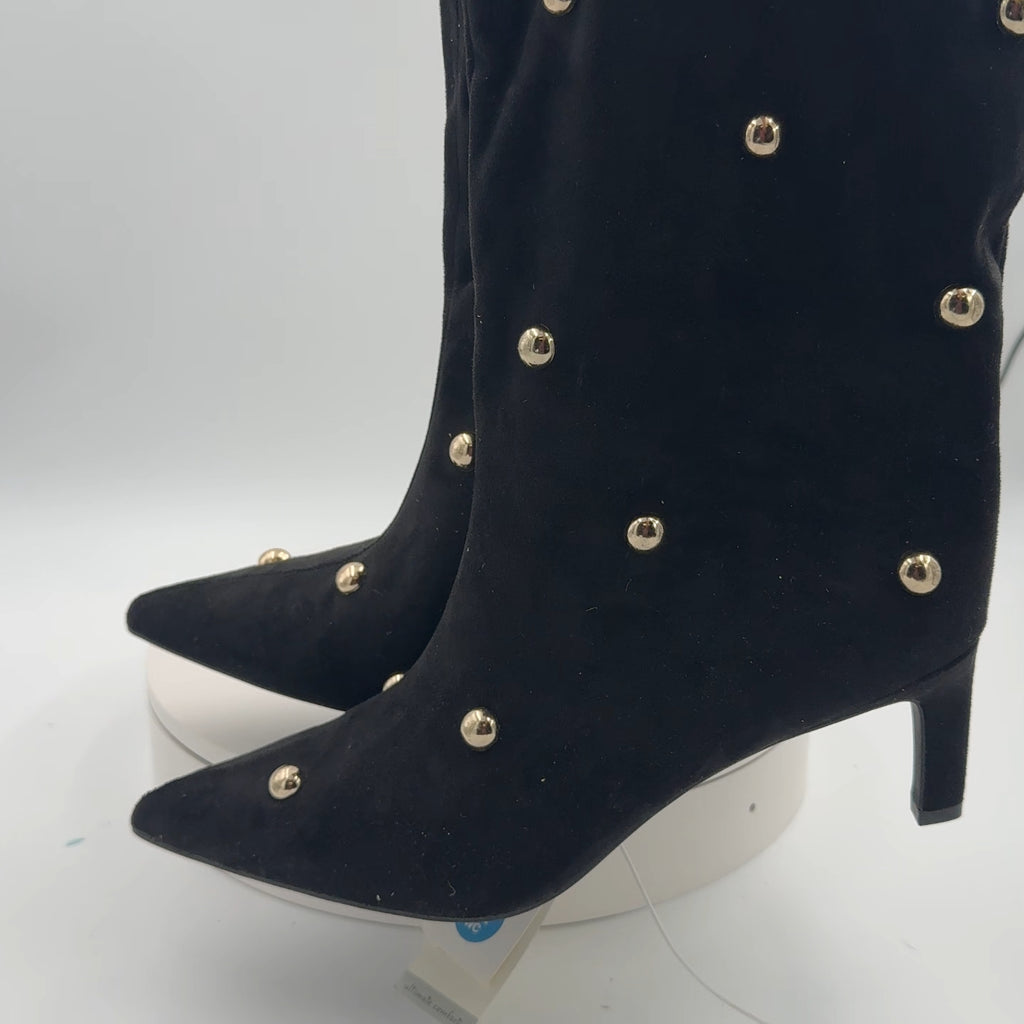 Women’s Justice Boots With Memory Foam Insole – A New Day Jet Black 12Wc
