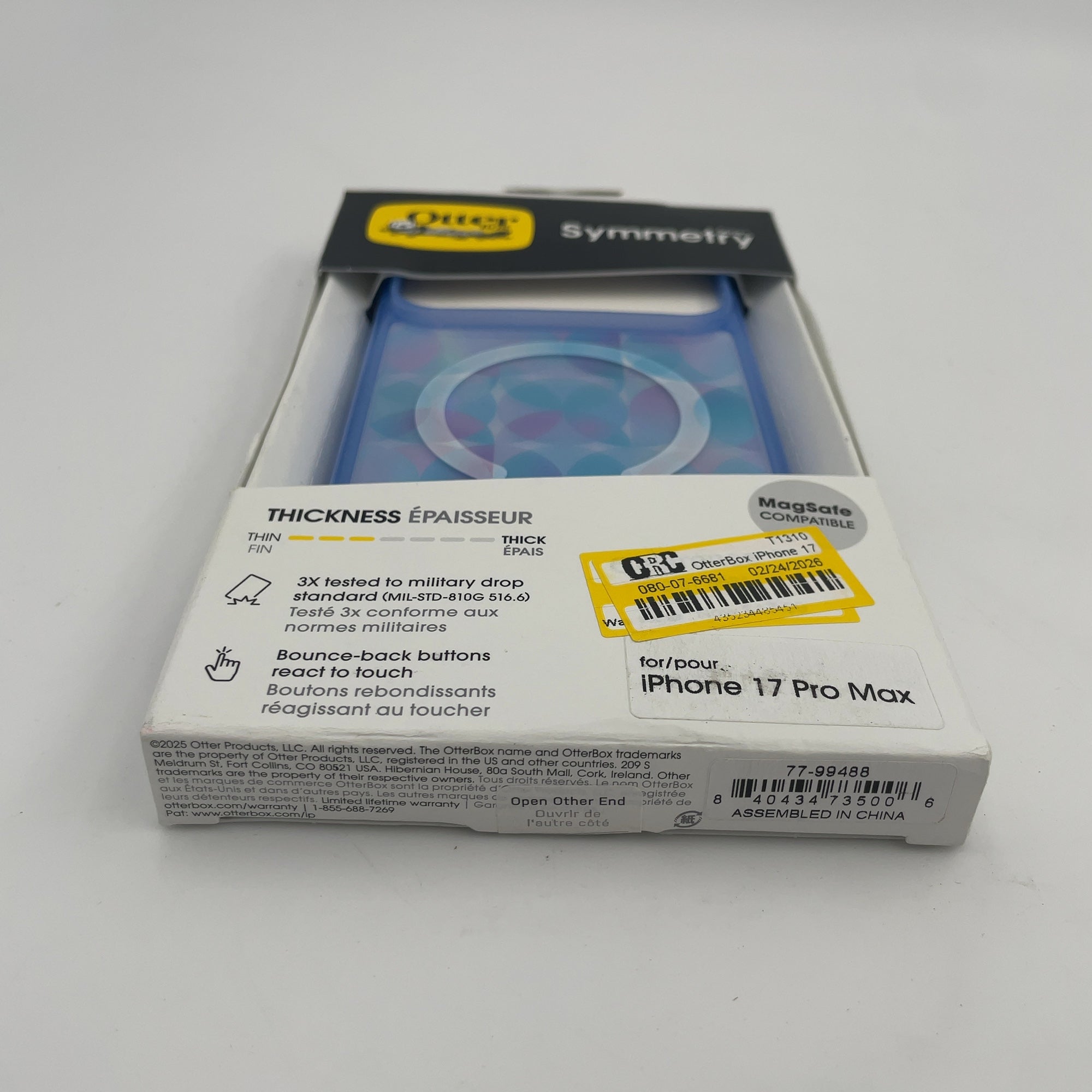 Otterbox Iphone 17 Pro Max Symmetry Series Case For Magsafe With Camera Control - Opal Prism