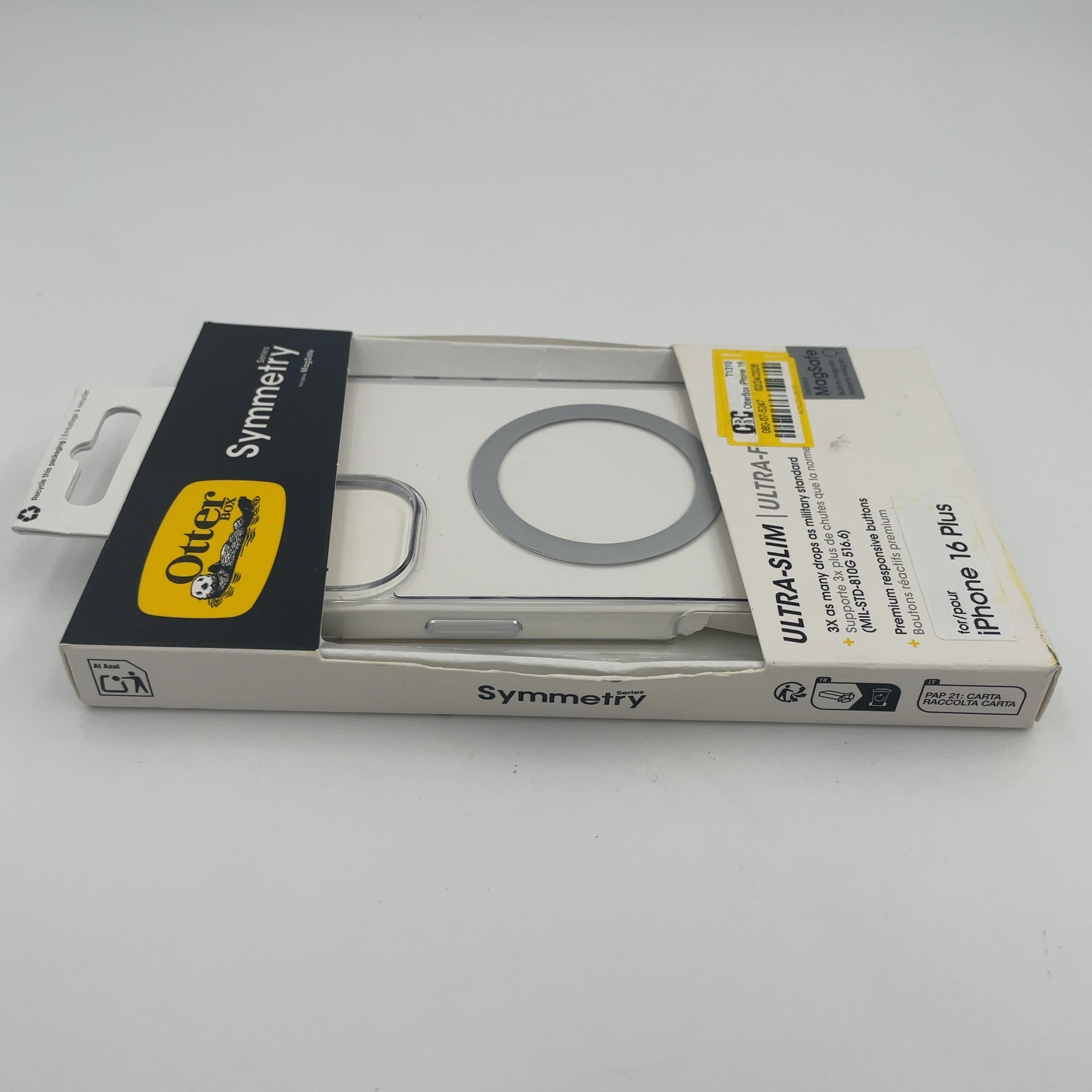 Otterbox Iphone 16 Plus Symmetry Series Case With Magsafe - Clear: Plastic Solid Pattern, Magsafe Compatible