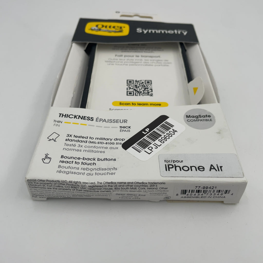 Otterbox Iphone Air Symmetry Series Case For Magsafe With Camera Control - Black